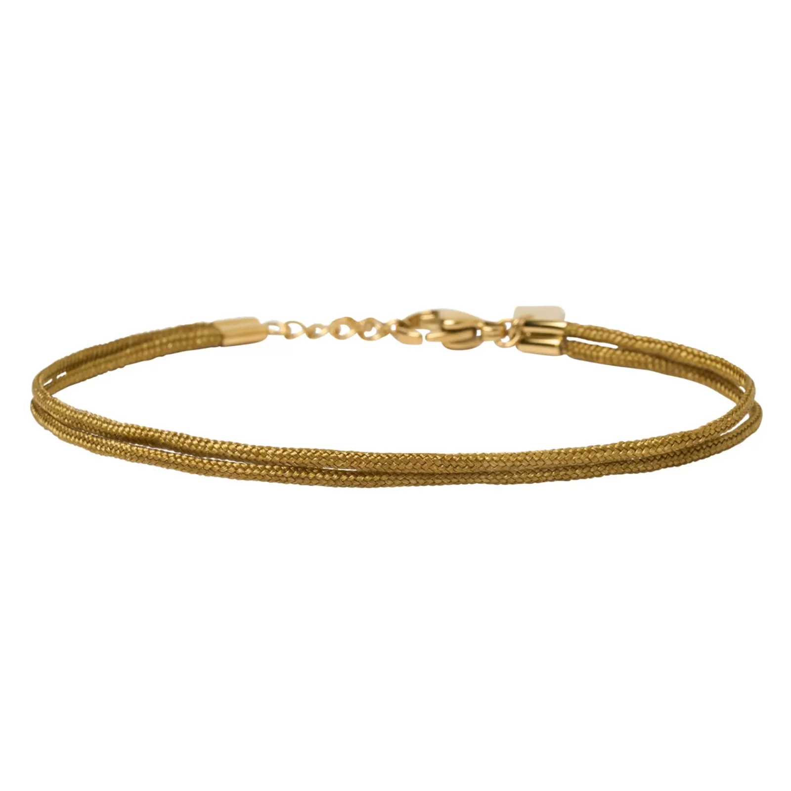 Arms Of Eve Friendship | Alphabet String Bracelet - Coffee