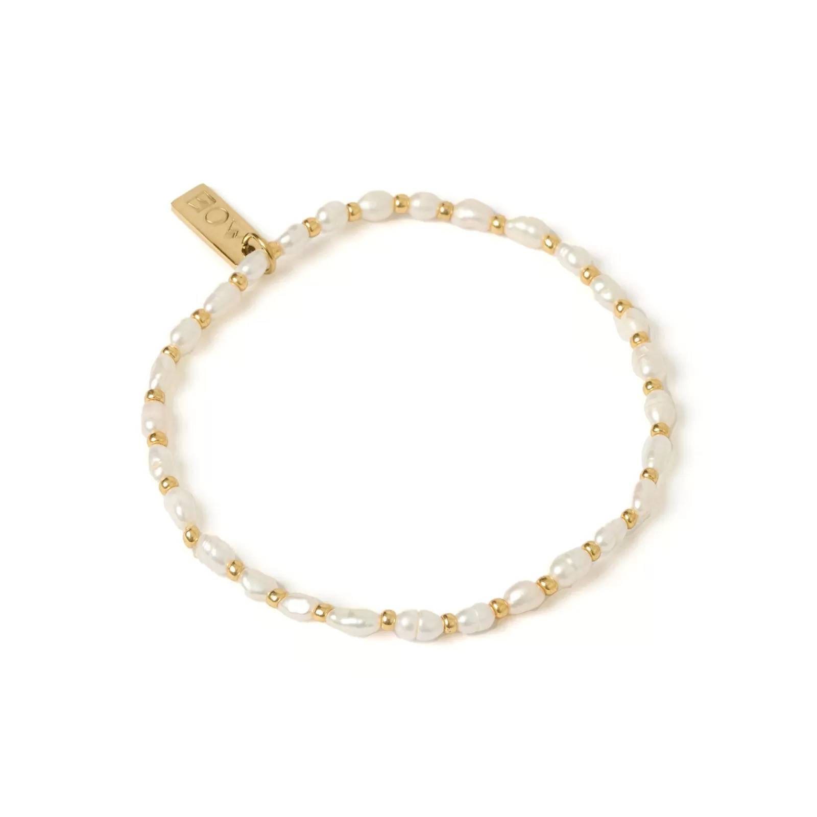 Arms Of Eve Pearl | Charms | Amber Pearl and Gold Bracelet