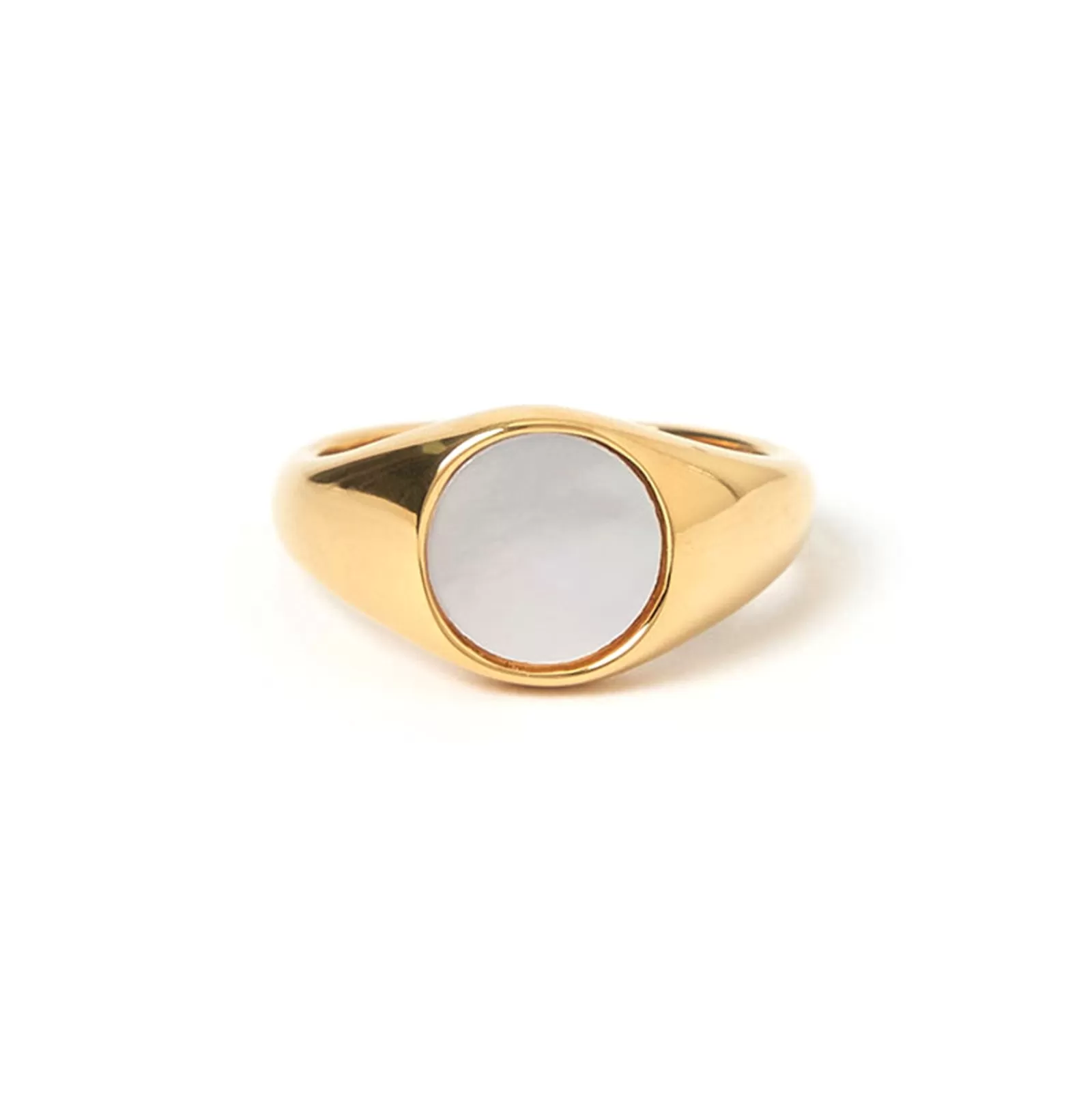 Arms Of Eve Pearl | Signet | Amira Gold and Pearl Ring