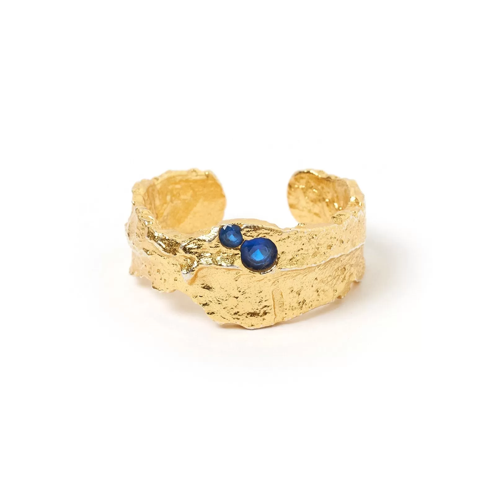 Arms Of Eve Stones | Adjustable | Anya Gold Ring - Sapphire