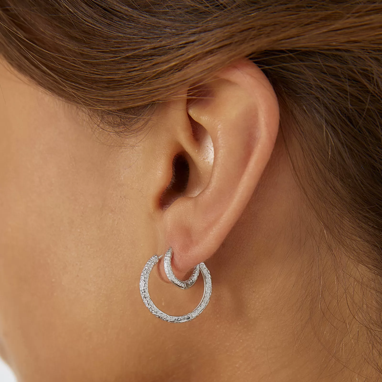 Arms Of Eve Silver | Hoops | Arabella Silver Hoop Earrings