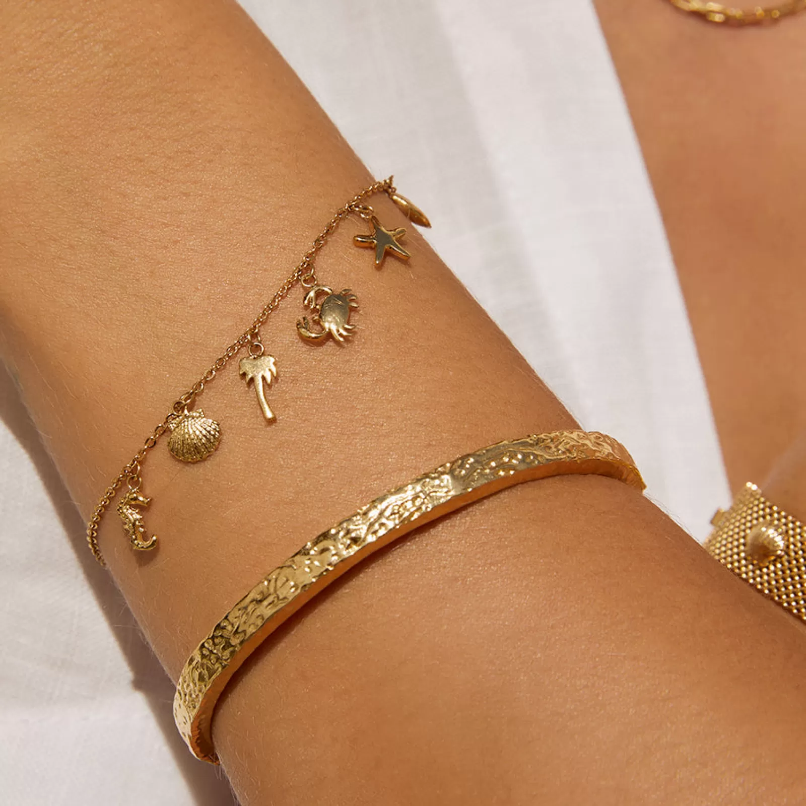 Arms Of Eve Gold | Charms | Ariel Gold Bracelet