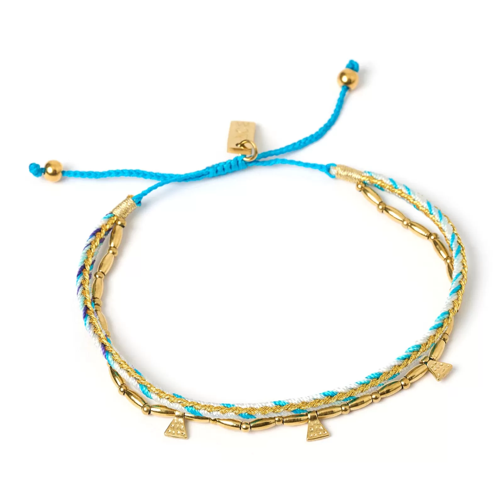 Arms Of Eve Friendship | Bennie Gold Bracelet - Sky