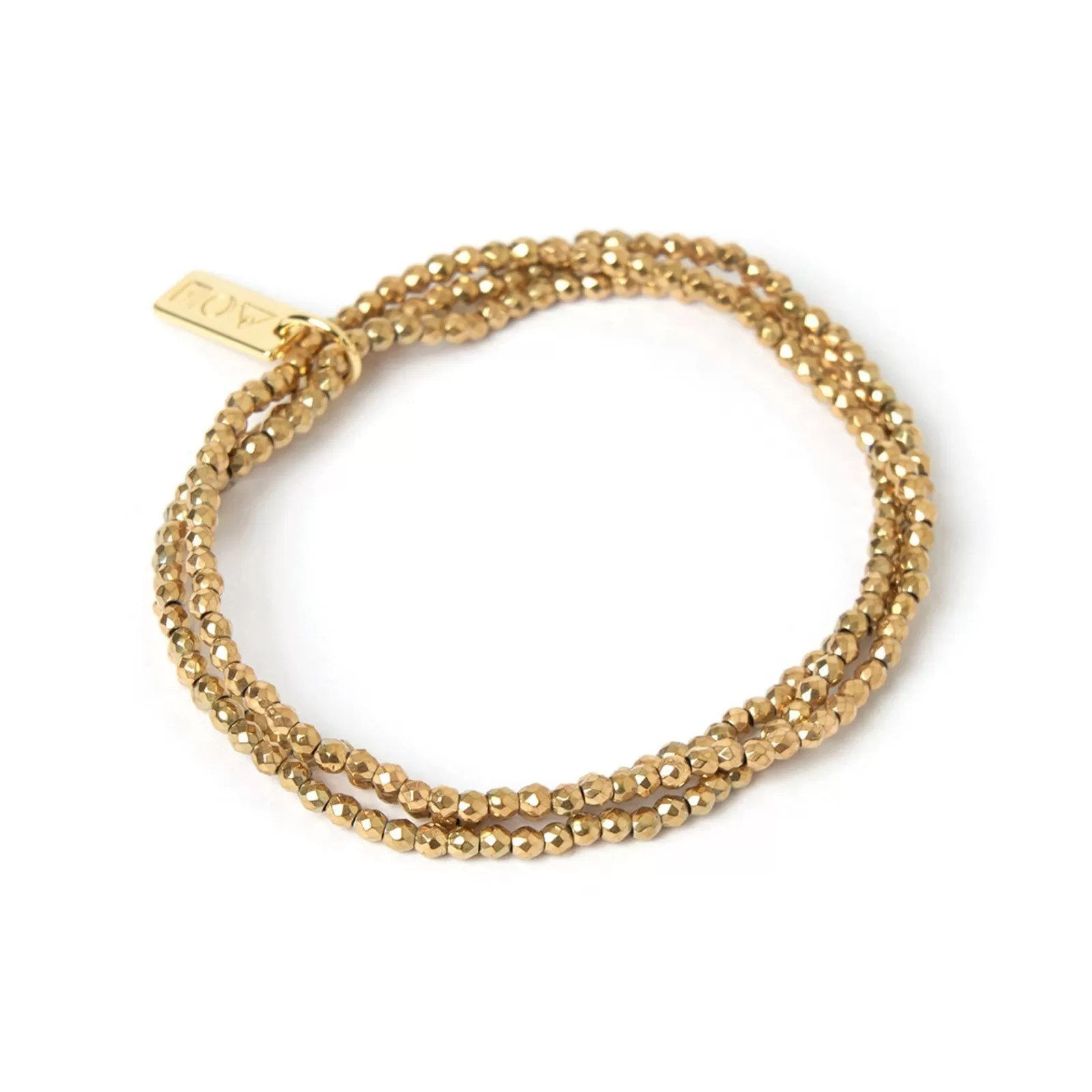 Arms Of Eve Gold | Beaded | Birdie Gold Bracelet