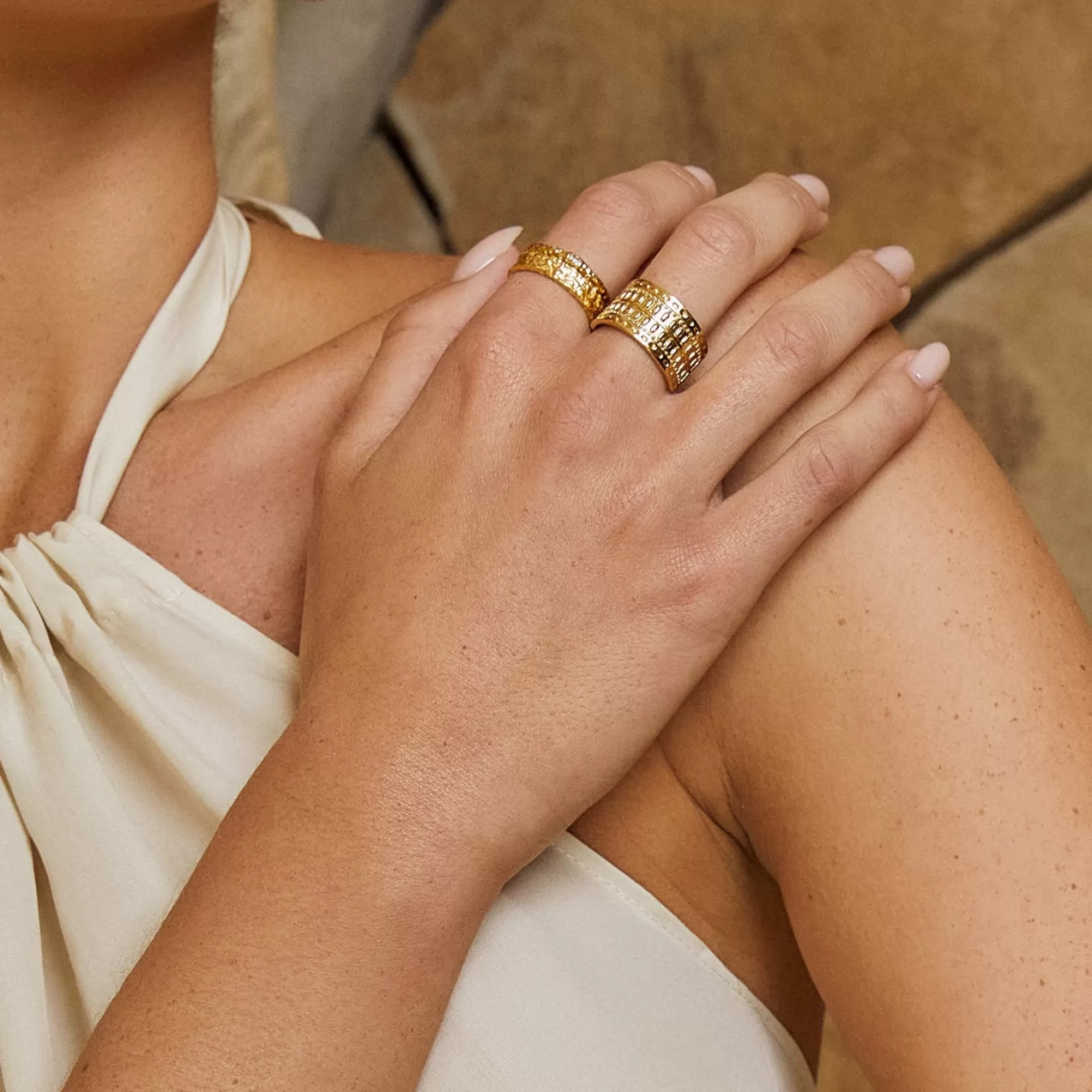 Arms Of Eve Gold | Statement | Bodhi Gold Ring