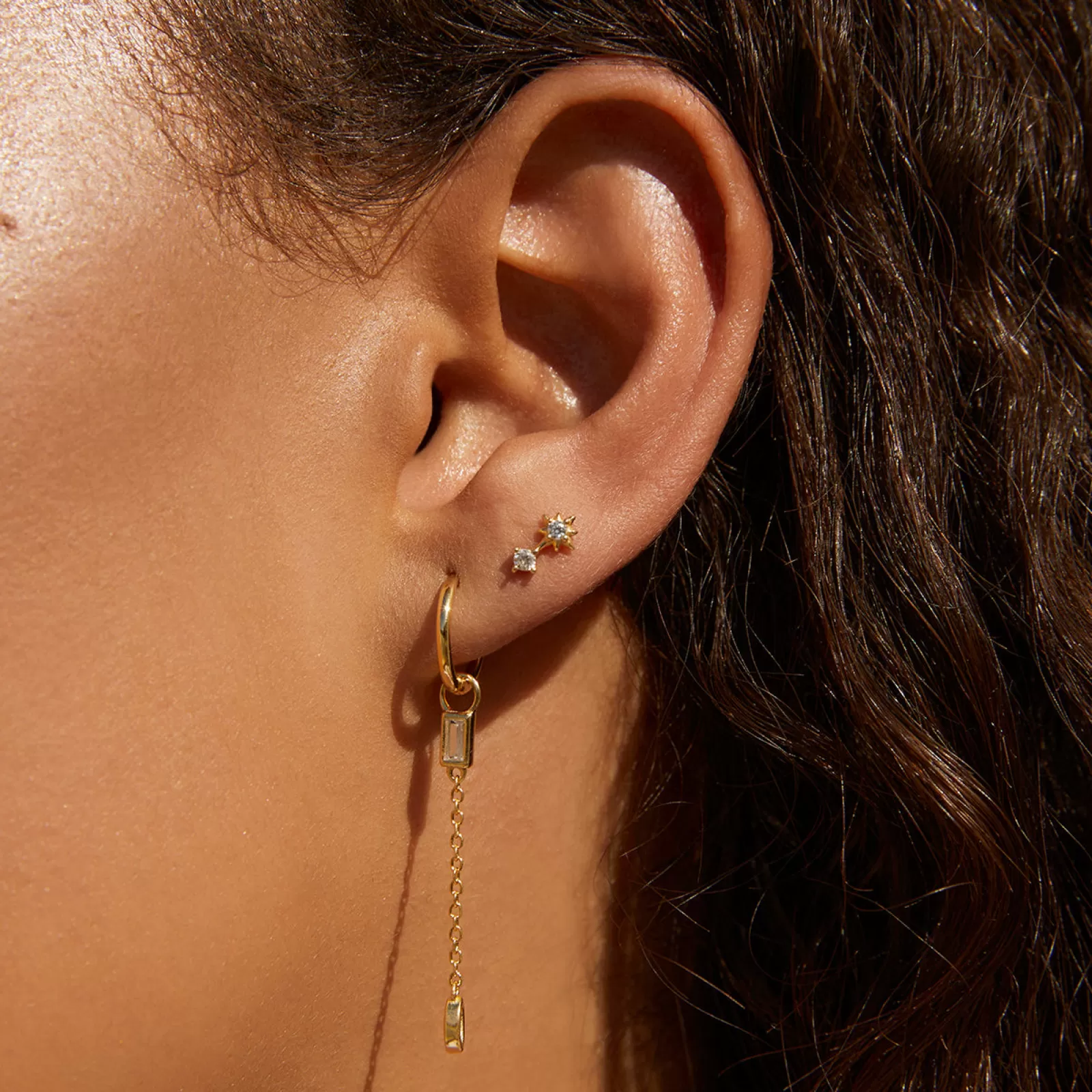 Arms Of Eve Stones | Studs | Bonnie Gold Stud Earrings