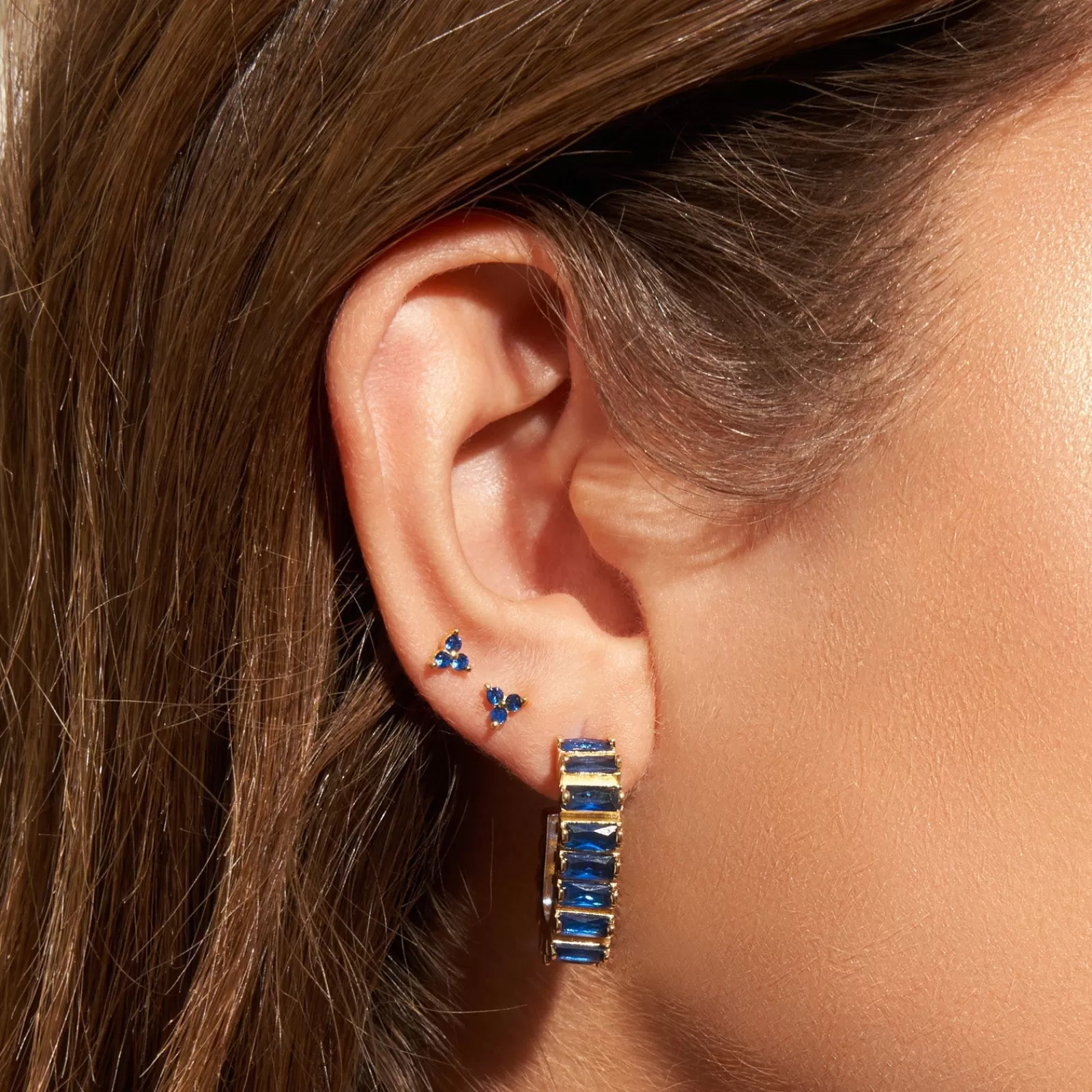 Arms Of Eve Stones | Studs | Cassia Stud Earrings - Sapphire