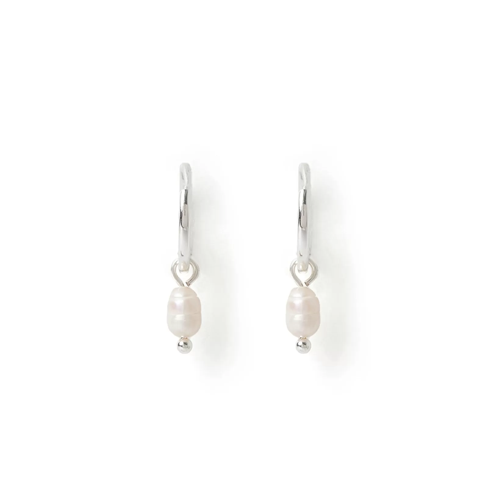 Arms Of Eve Pearl | Silver | Cordelia Pearl Earrings - Silver