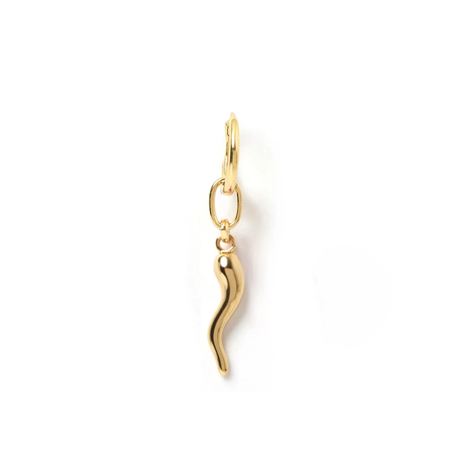 Arms Of Eve Singles | Cornicello Gold Single Charm Earring - Large