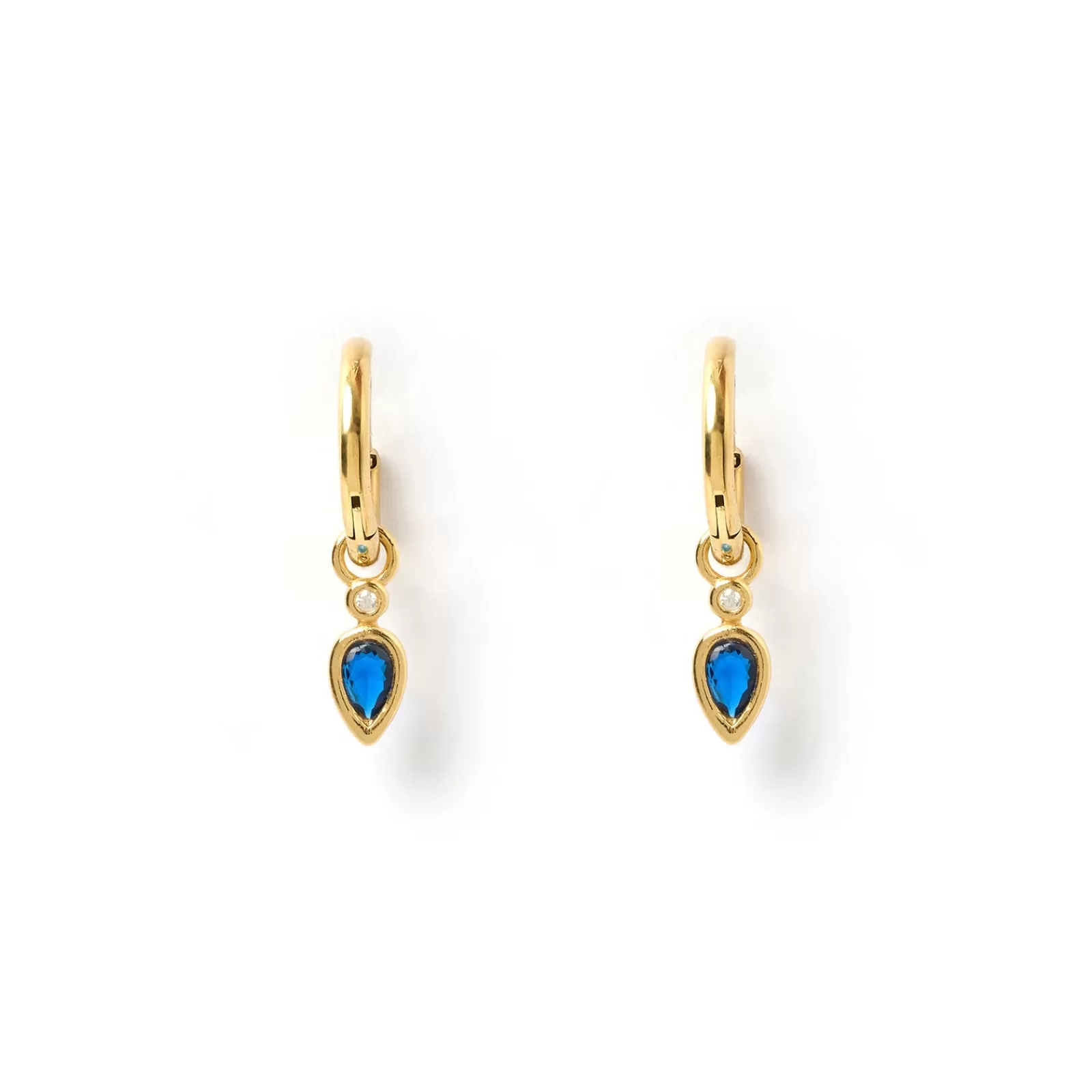 Arms Of Eve Stones | Charms | Daisy Gold Earrings - Sapphire