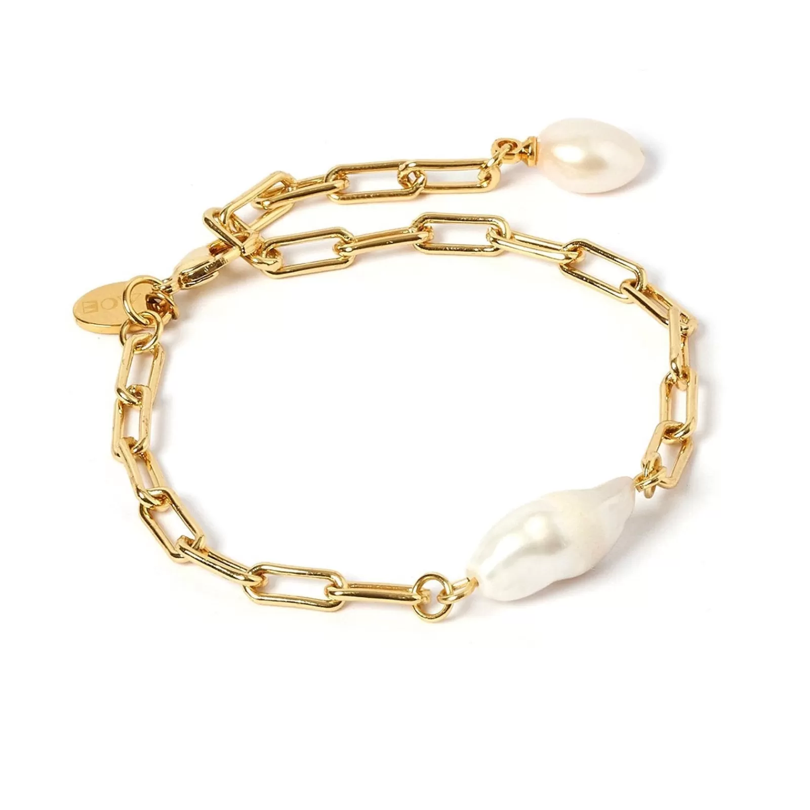 Arms Of Eve Pearl | Chains | Danielle Gold and Pearl Bracelet