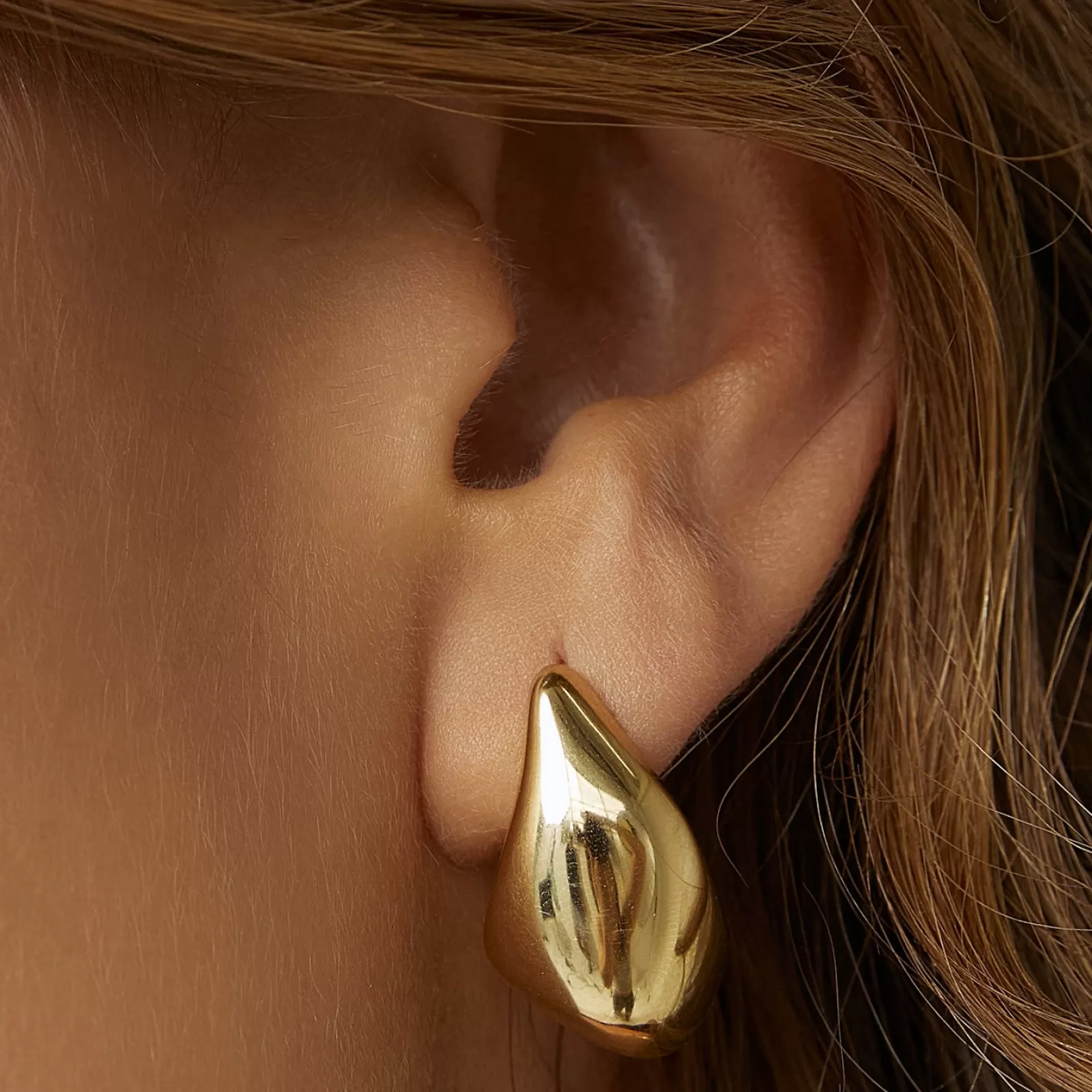 Arms Of Eve Gold | Statement | Delphine Gold Earrings