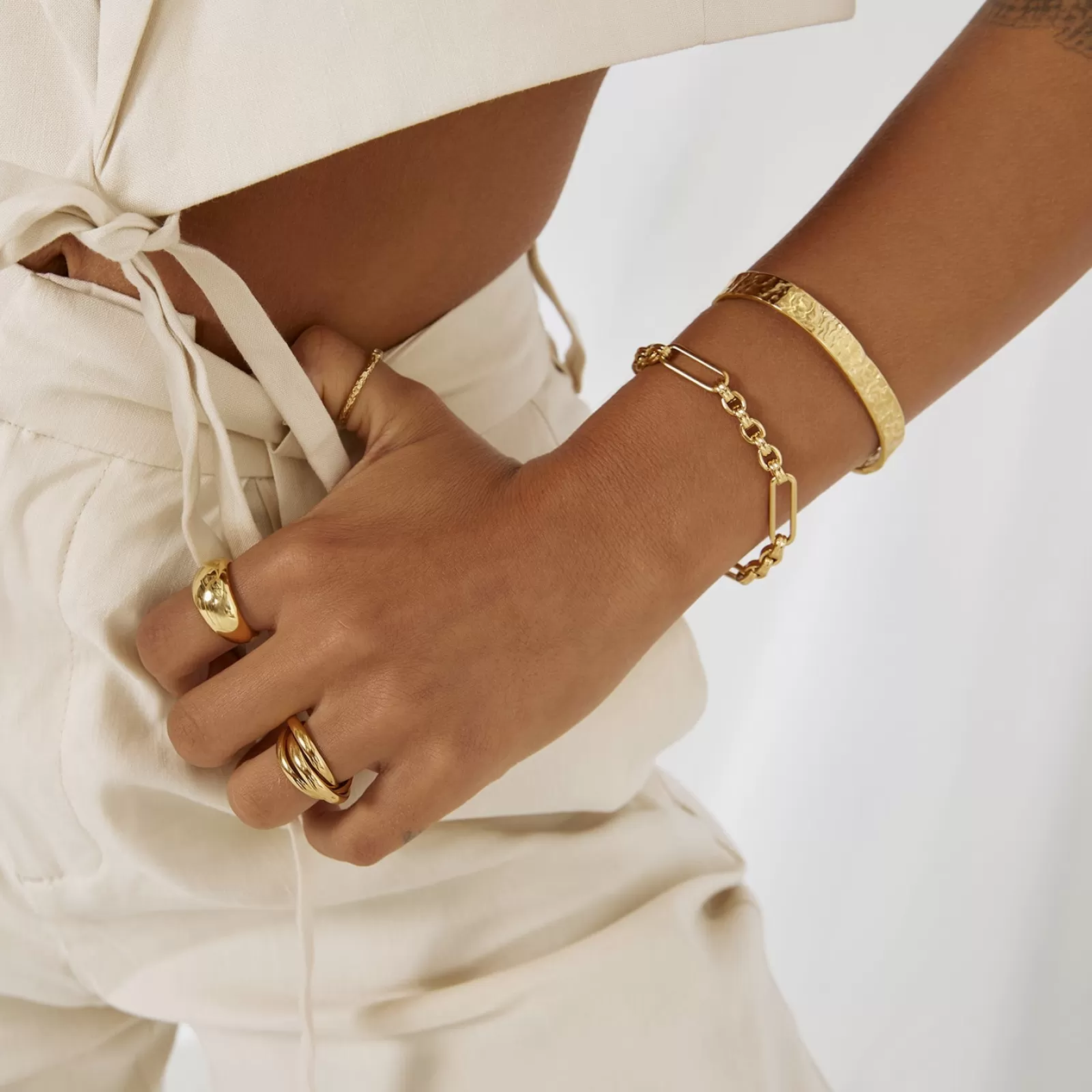 Arms Of Eve Gold | Chains | Duke Gold Bracelet