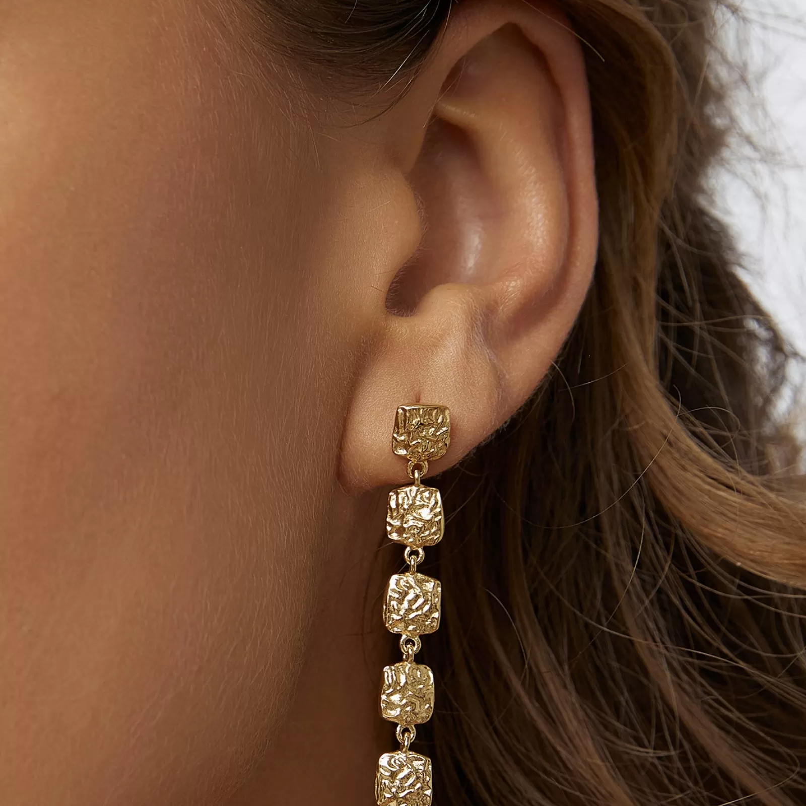 Arms Of Eve Gold | Statement | Emilia Gold Earrings