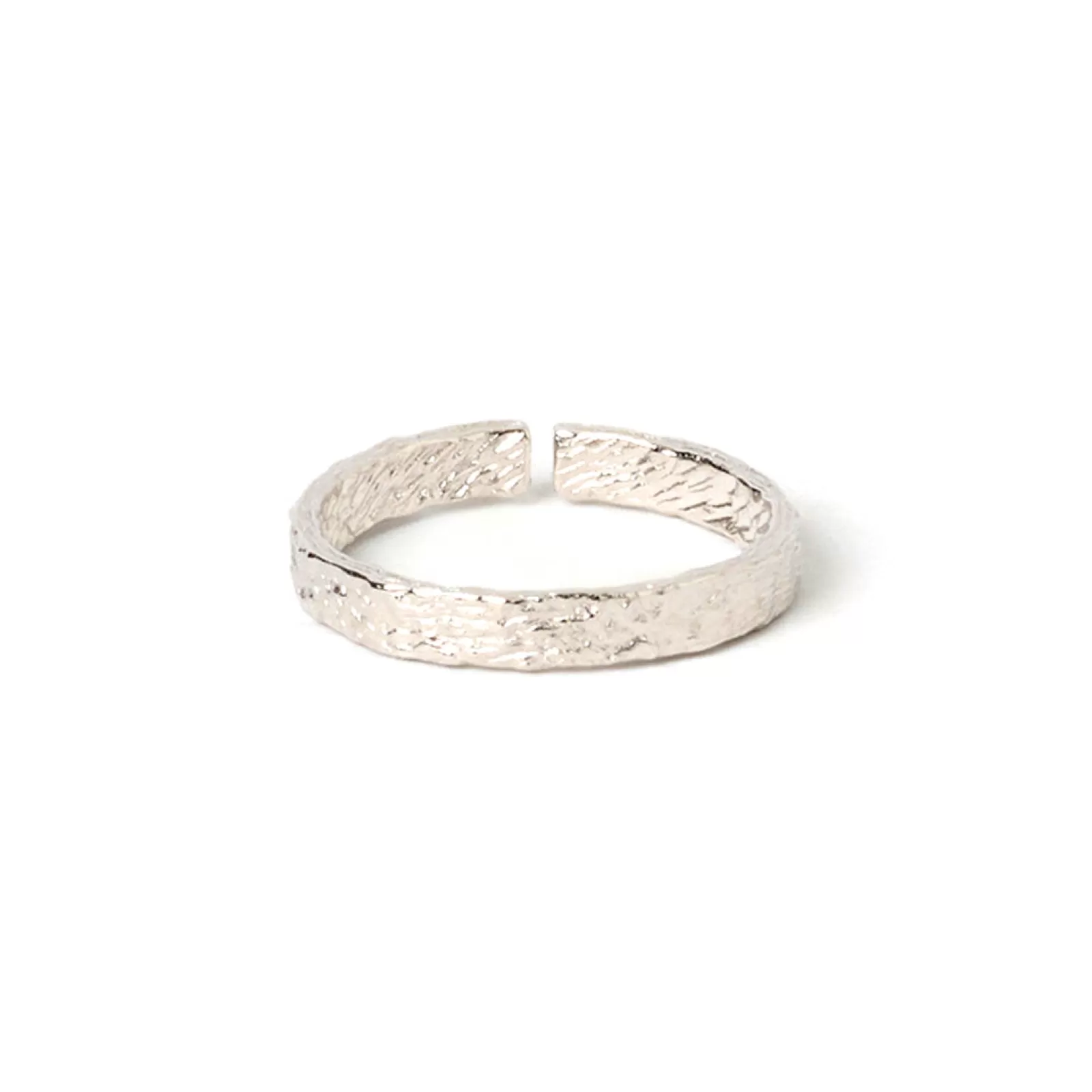 Arms Of Eve Silver | Stacking | Eros Silver Textured Ring - Small