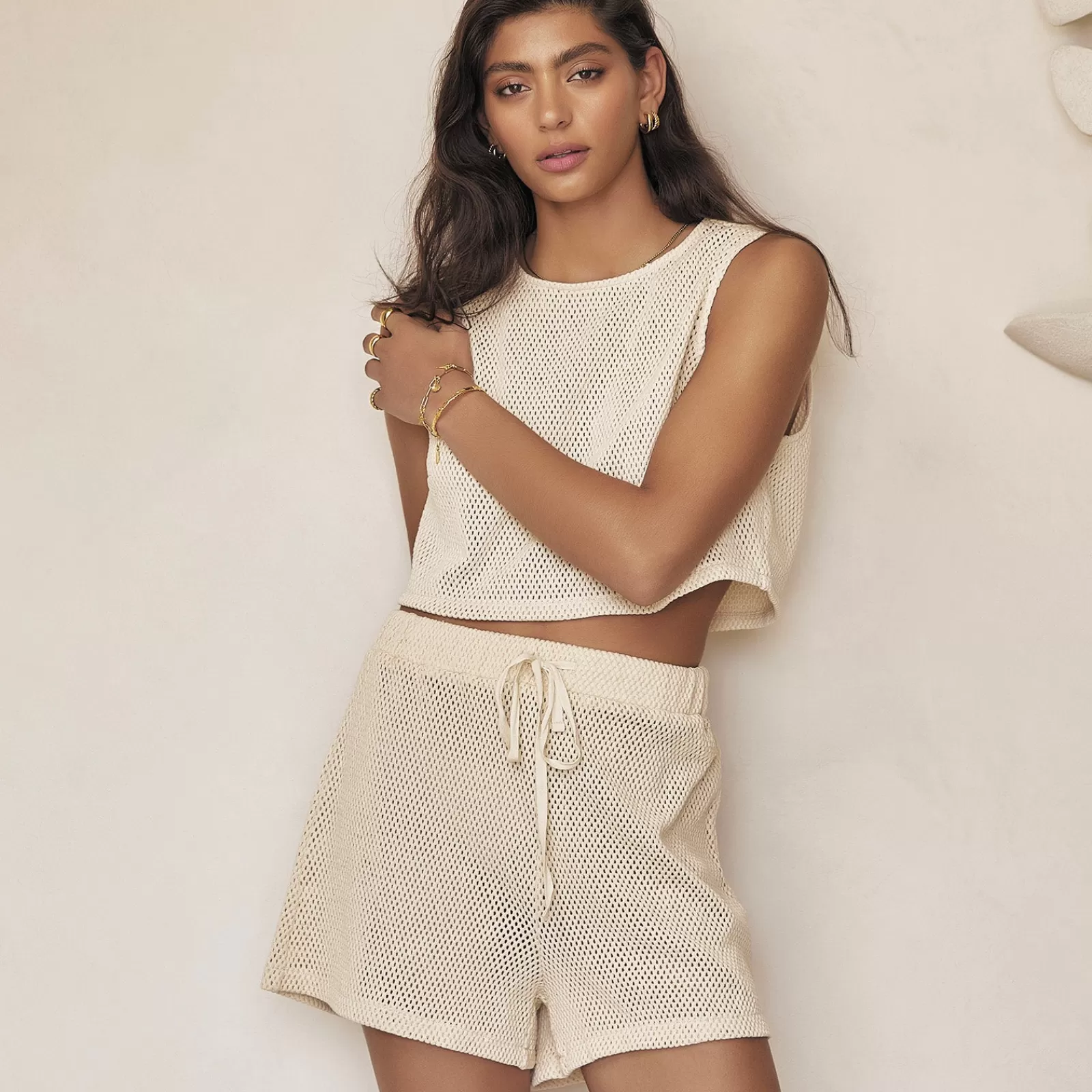 Arms Of Eve Coconut | Sets | Florence Shorts Set - Coconut