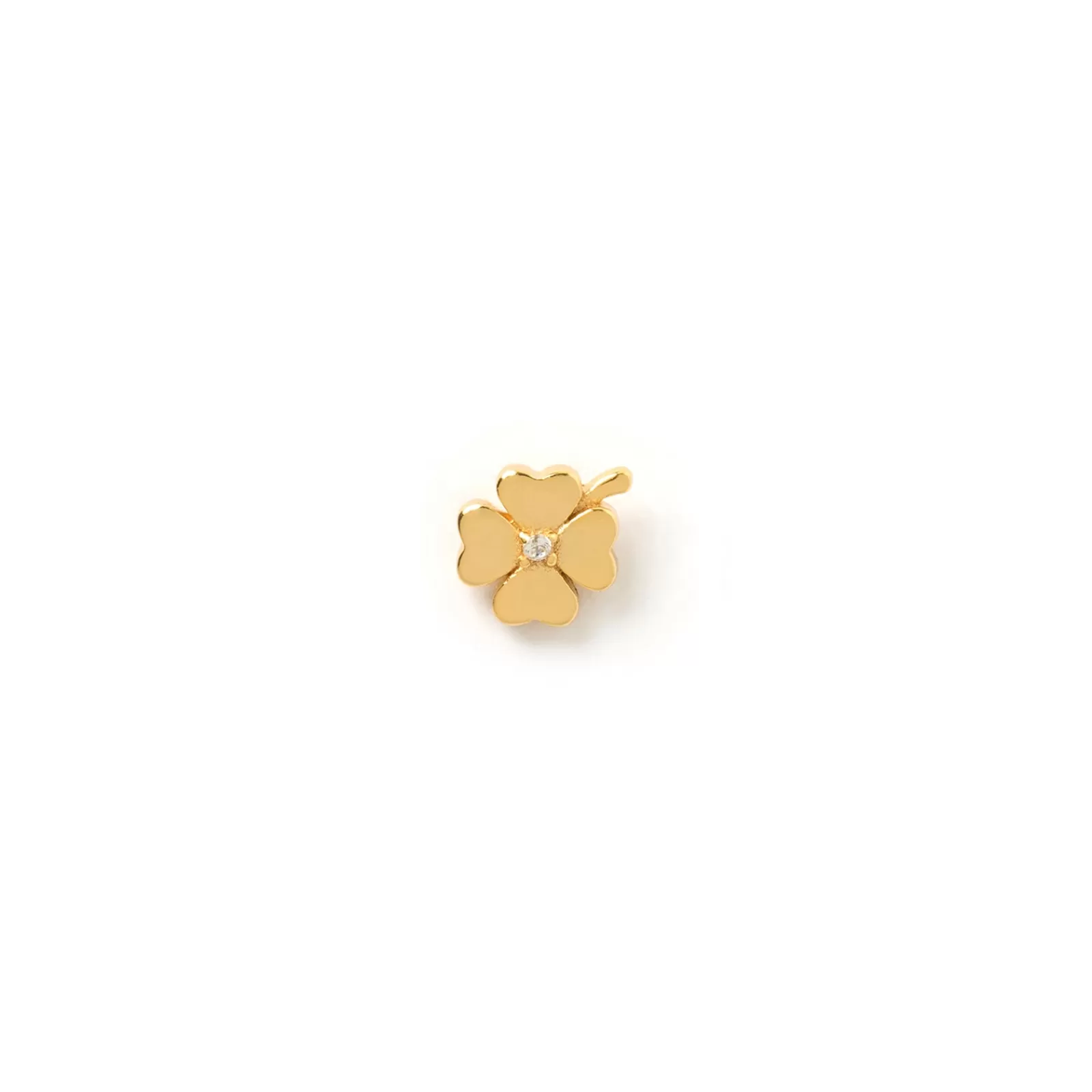 Arms Of Eve Singles | Four Leaf Clover Gold Single Stud