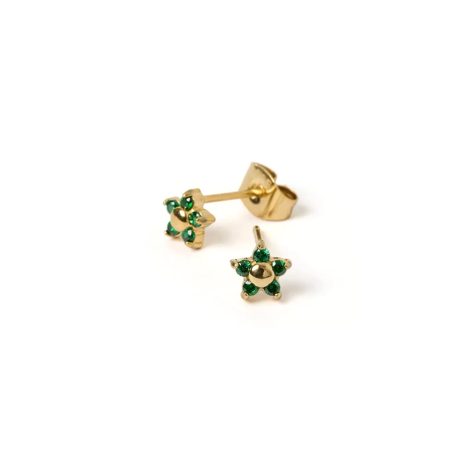 Arms Of Eve Stones | Studs | Gardenia Studs - Emerald