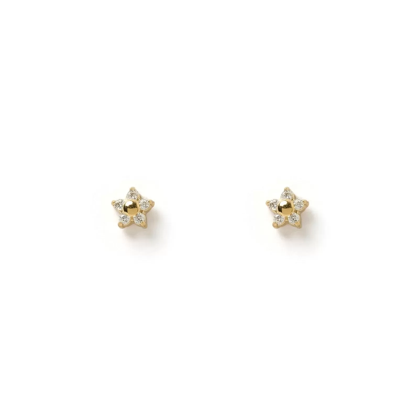 Arms Of Eve Stones | Studs | Gardenia Studs - Stone