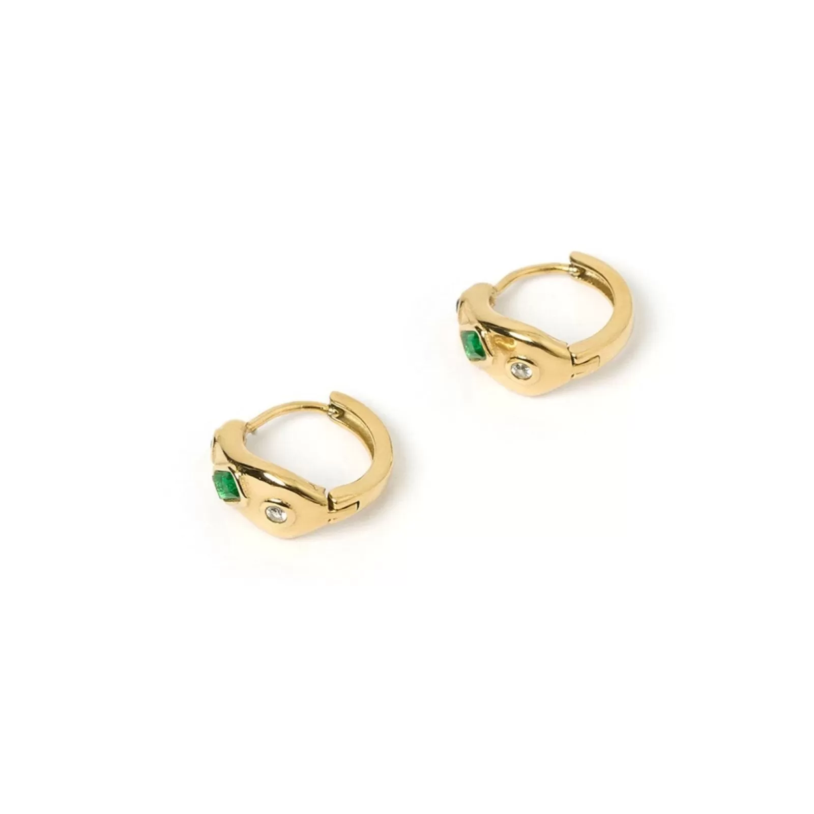 Arms Of Eve Stones | Hoops | Genie Gold Earrings