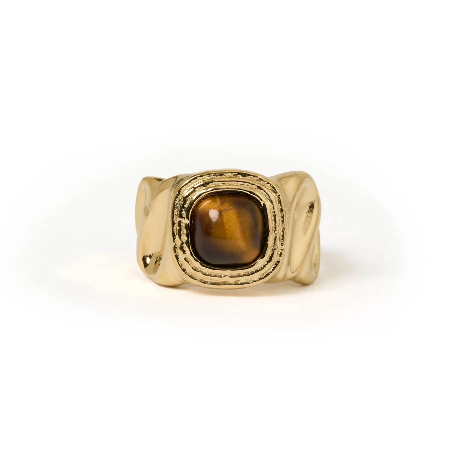 Arms Of Eve Stones | Signet | Goldie Gold Ring