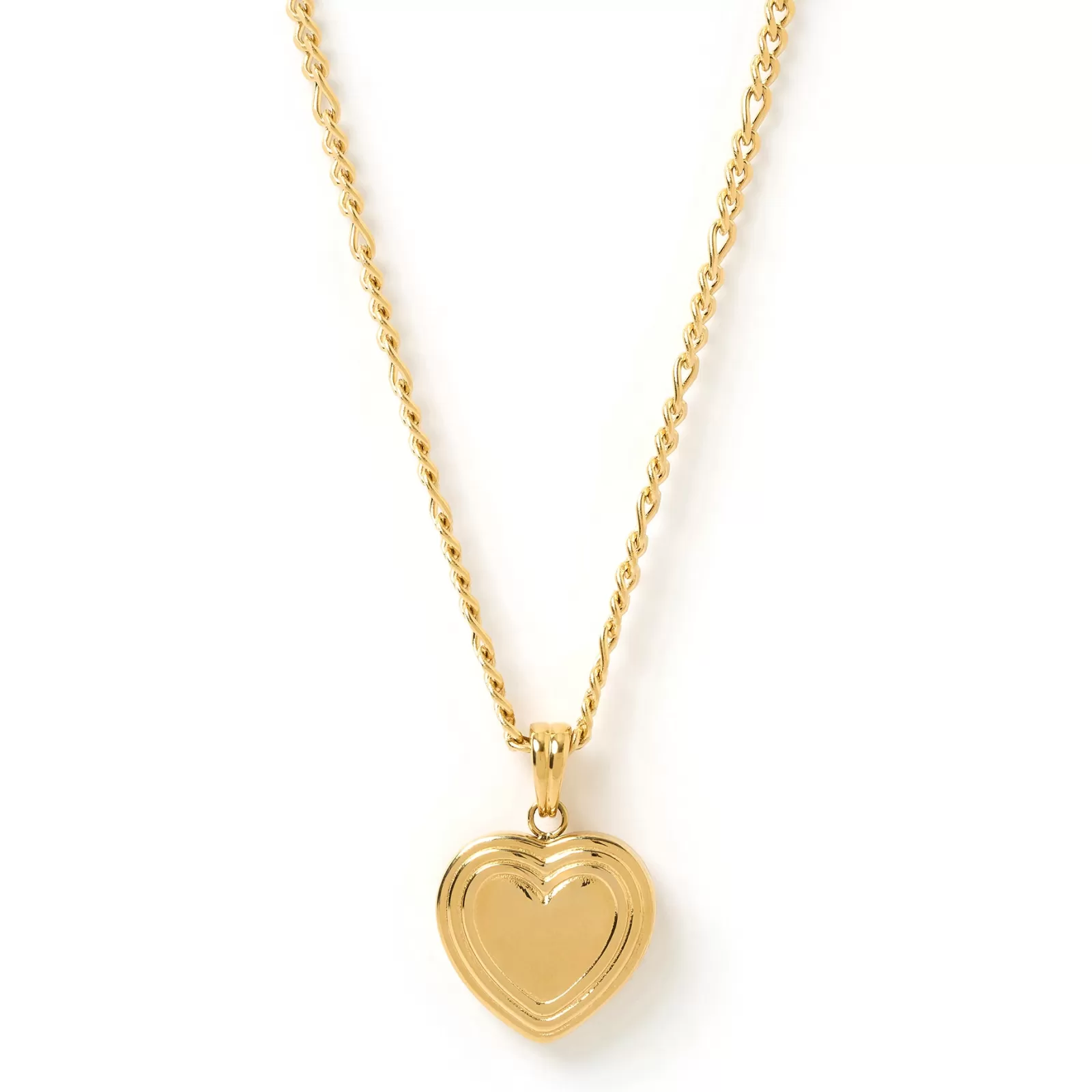 Arms Of Eve Gold | Pendant | Heart Gold Locket Necklace