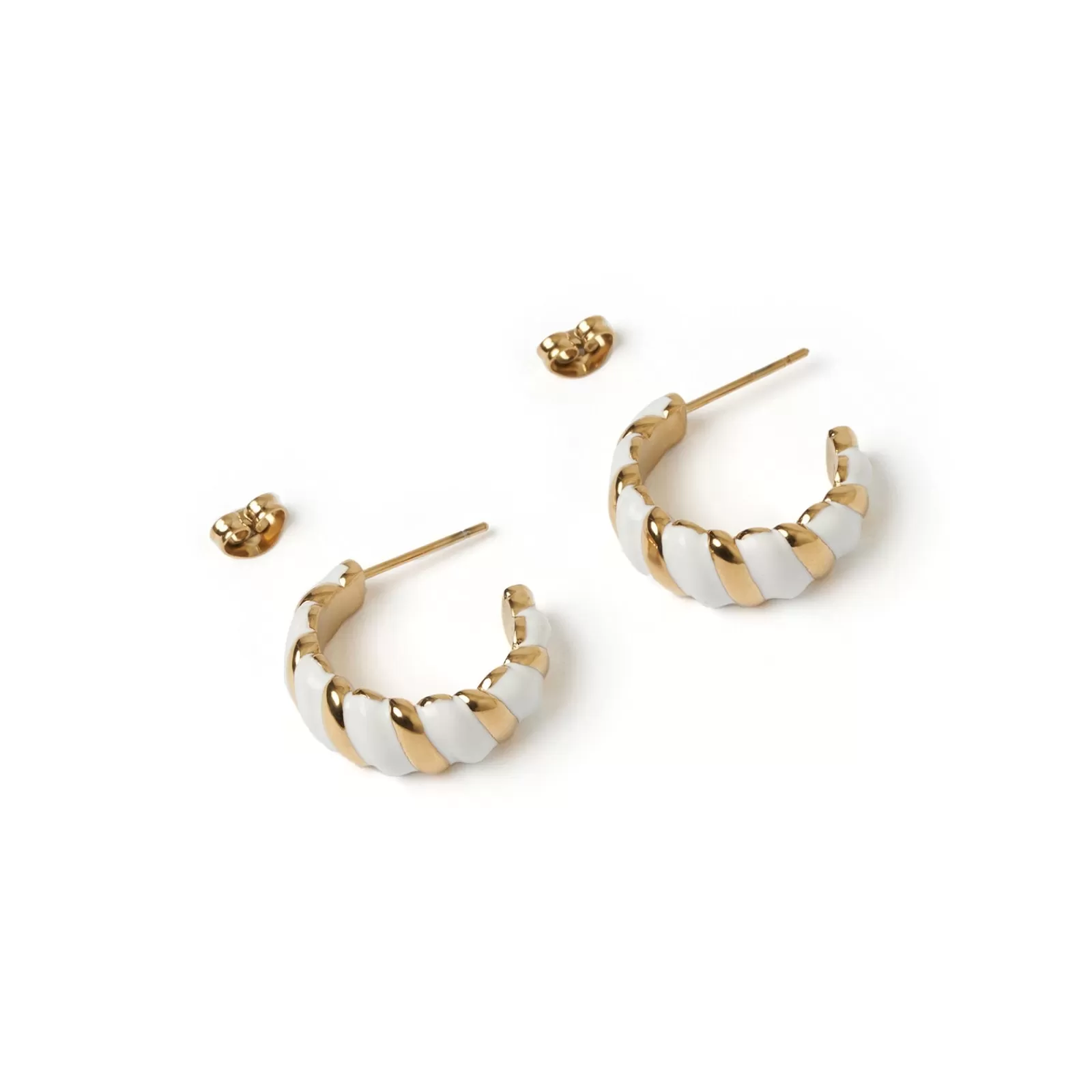 Arms Of Eve Enamel | Statement | Hudson Gold and Enamel Hoops