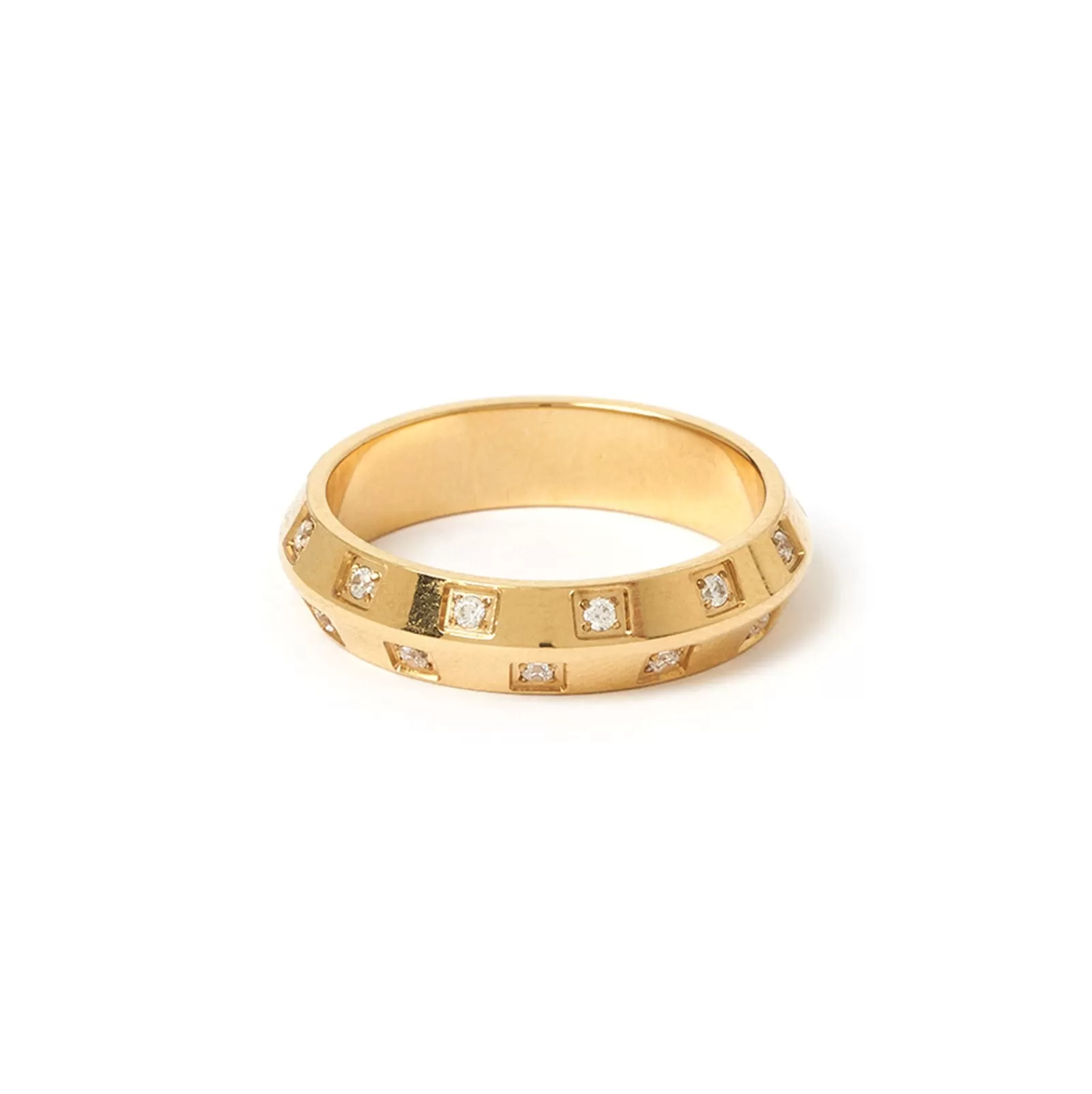 Arms Of Eve Stones | Stacking | Ibiza Gold Ring