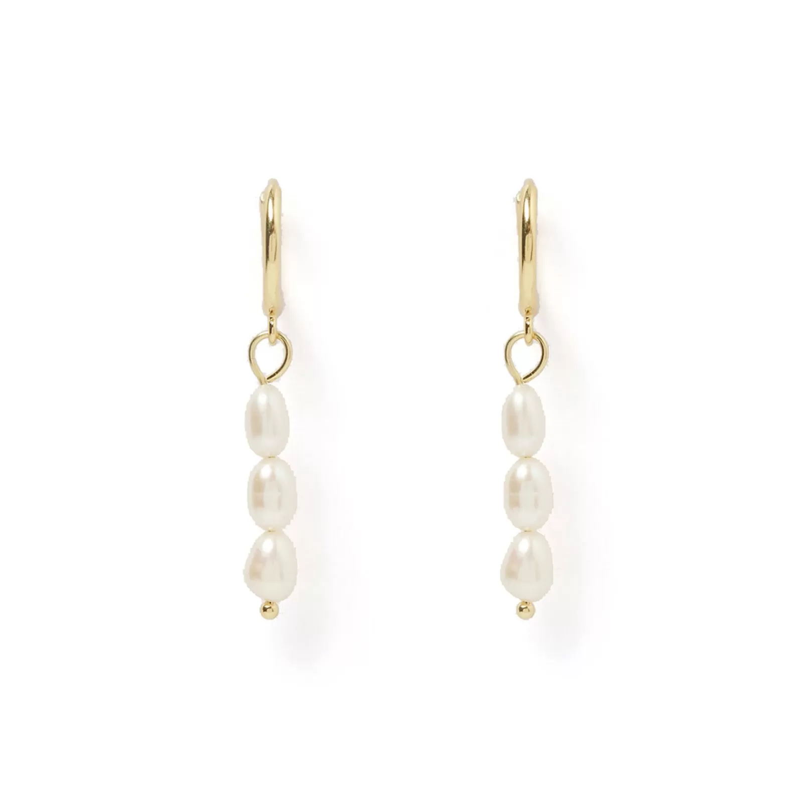 Arms Of Eve Pearl | Indiana Gold and Pearl Earrings