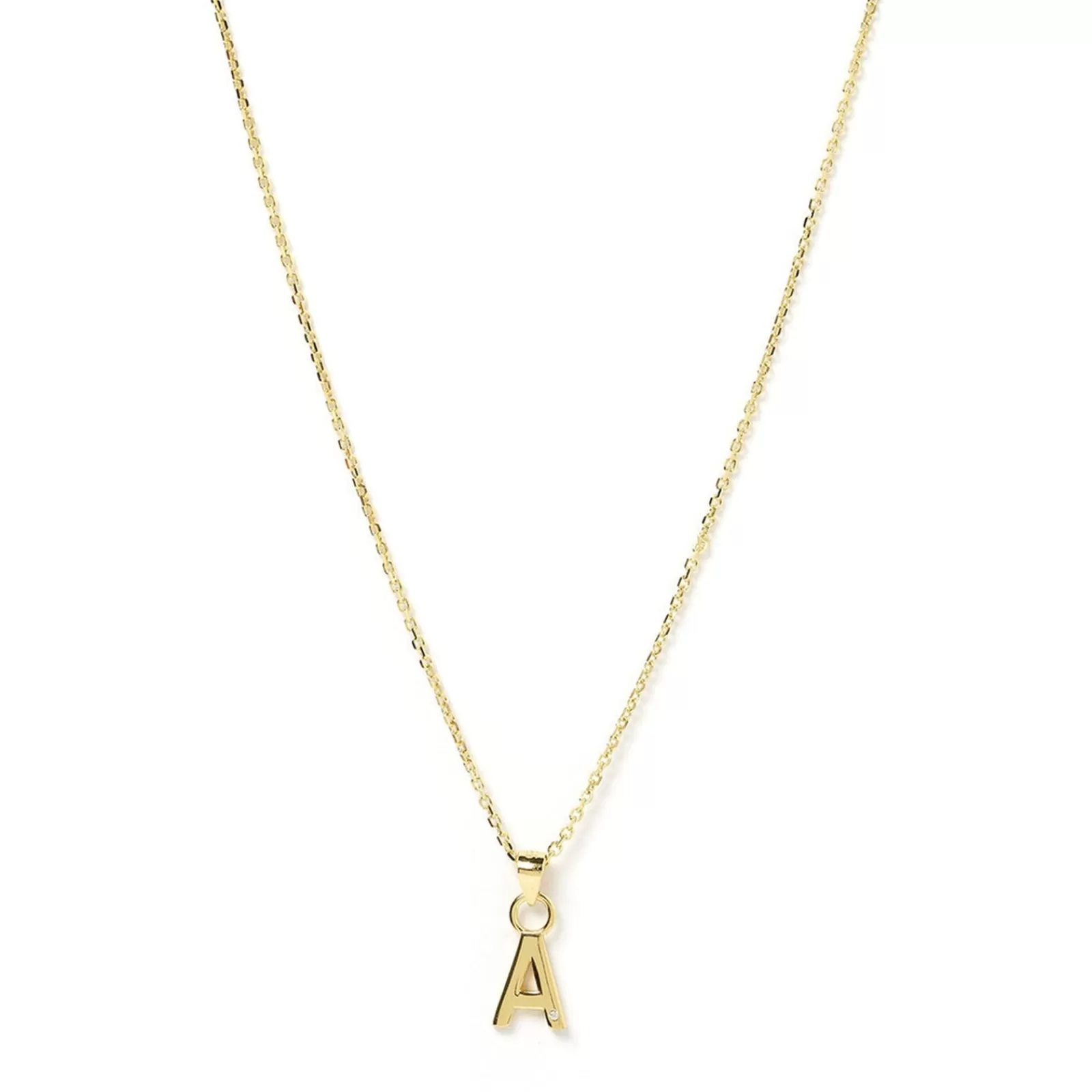 Arms Of Eve Gold | Pendant | Initial Gold Charm Necklace