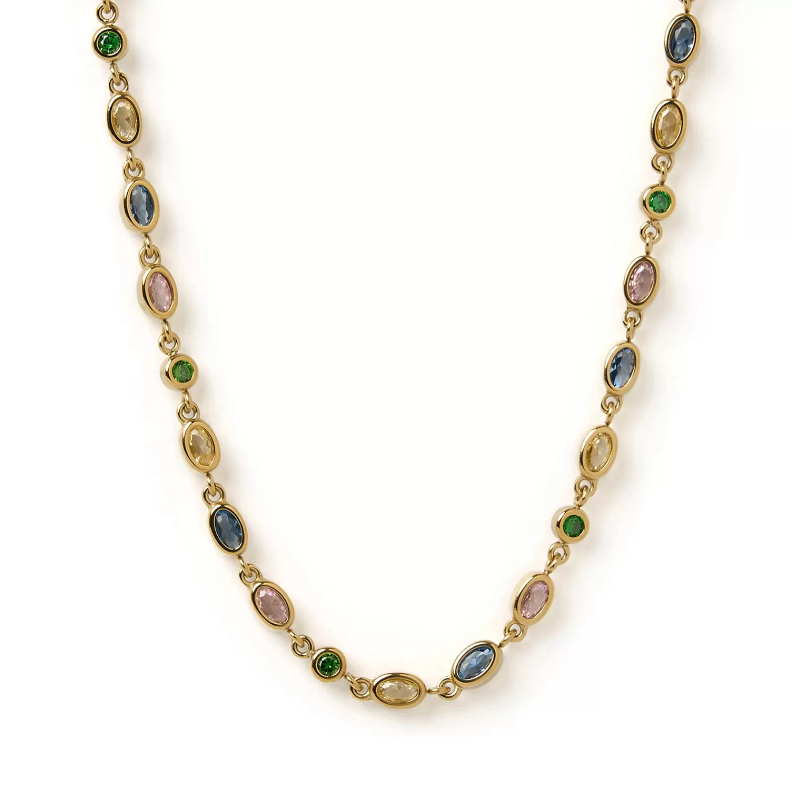 Arms Of Eve Stones | Isadora Gold Necklace - Multi