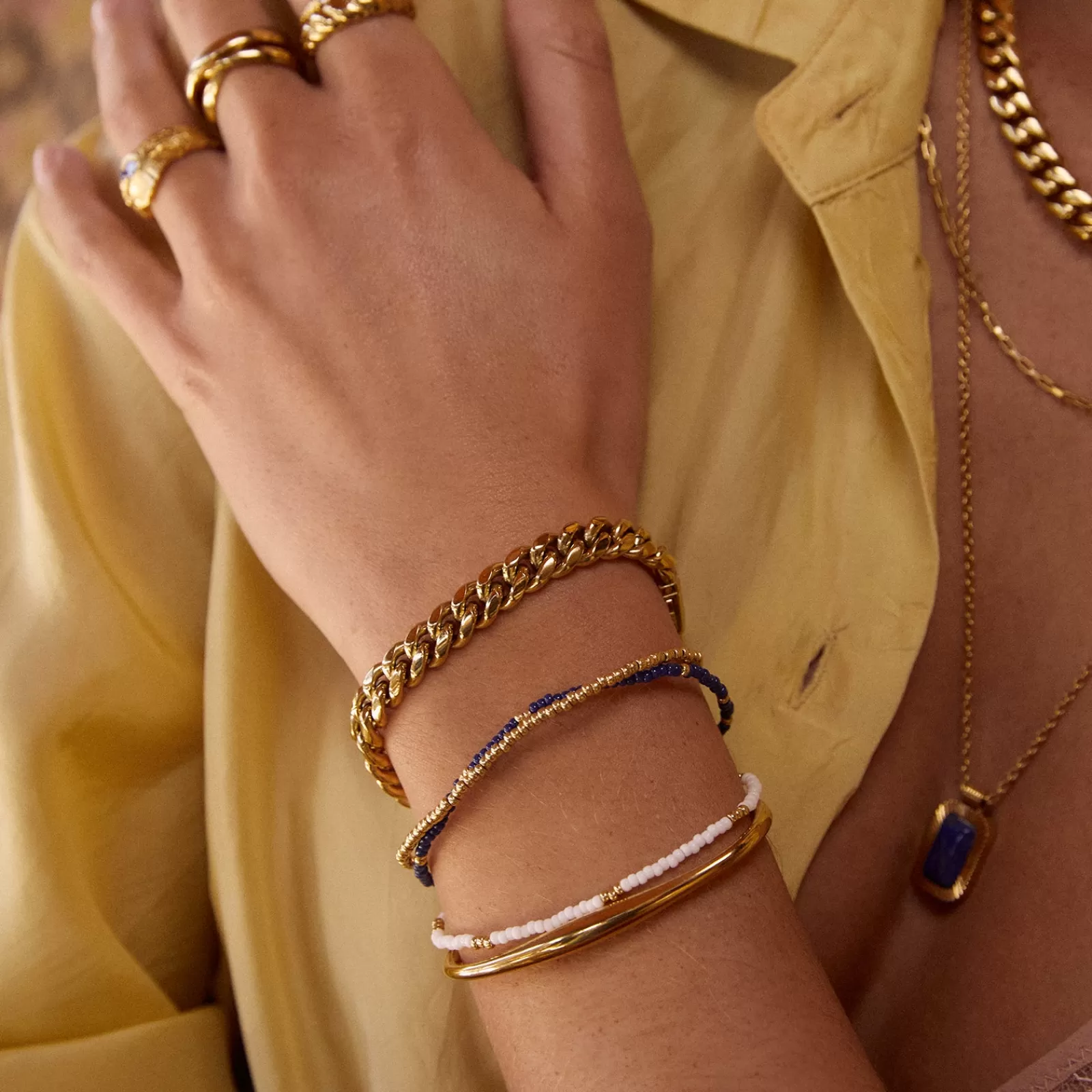 Arms Of Eve Gold | Chains | Isla Gold Bracelet