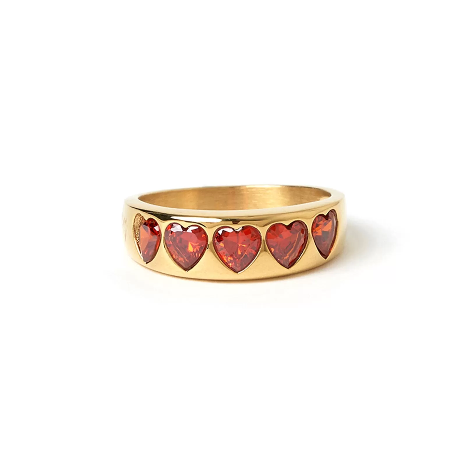 Arms Of Eve Statement | Stones | J'adore Gold Ring - Red