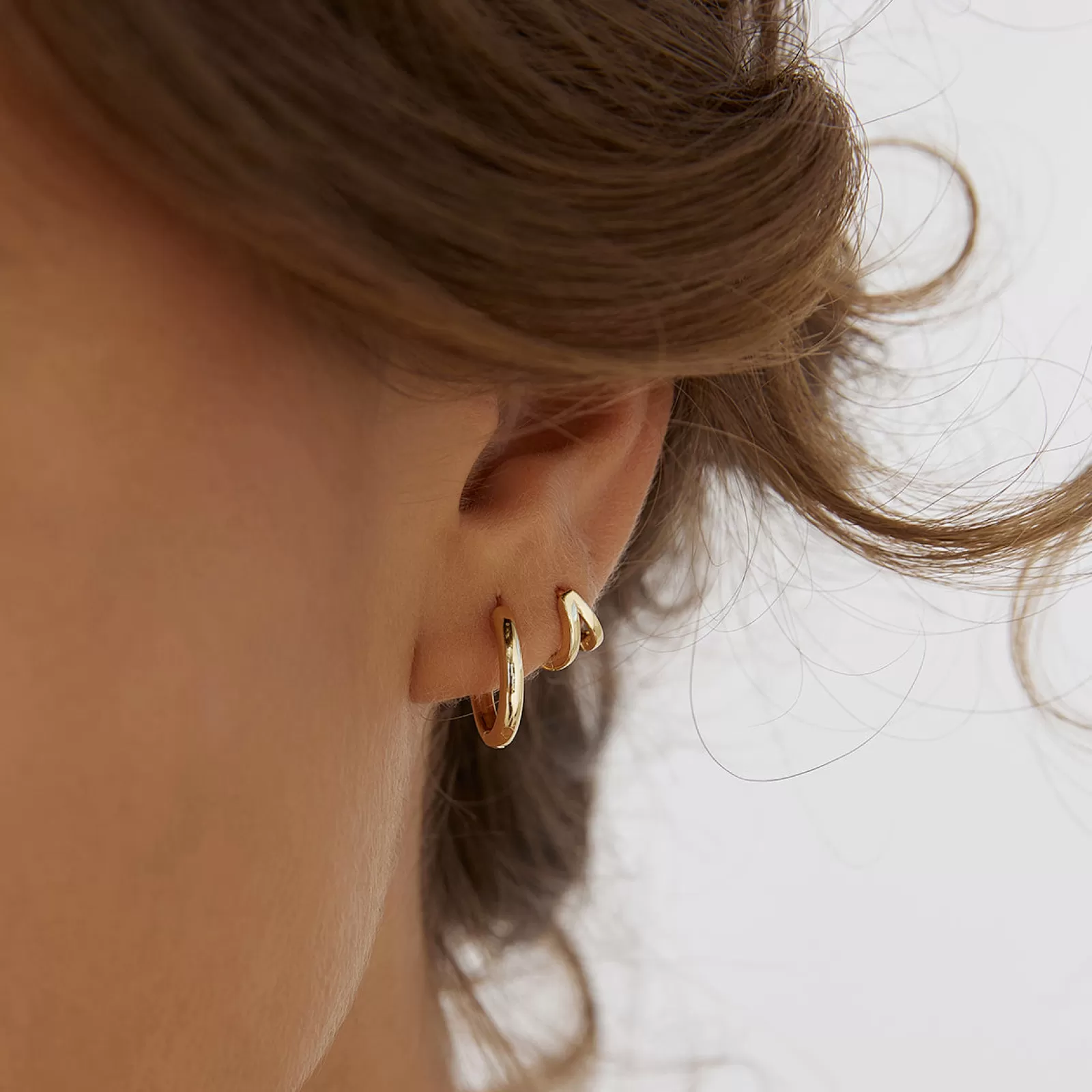 Arms Of Eve Gold | Hoops | Jett Gold Hoop Earrings