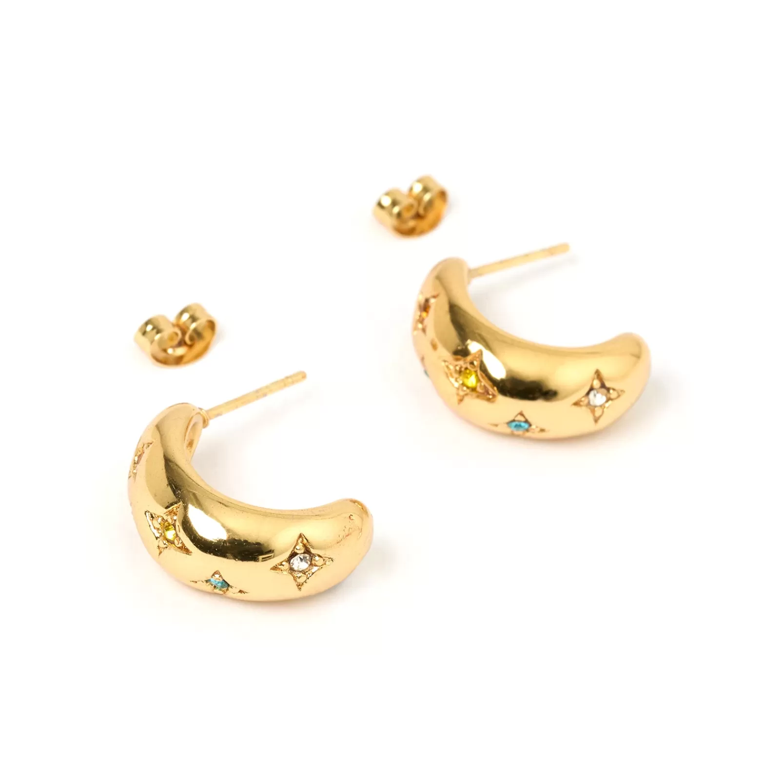 Arms Of Eve Stones | Statement | Juelz Hoop Earrings - Multi