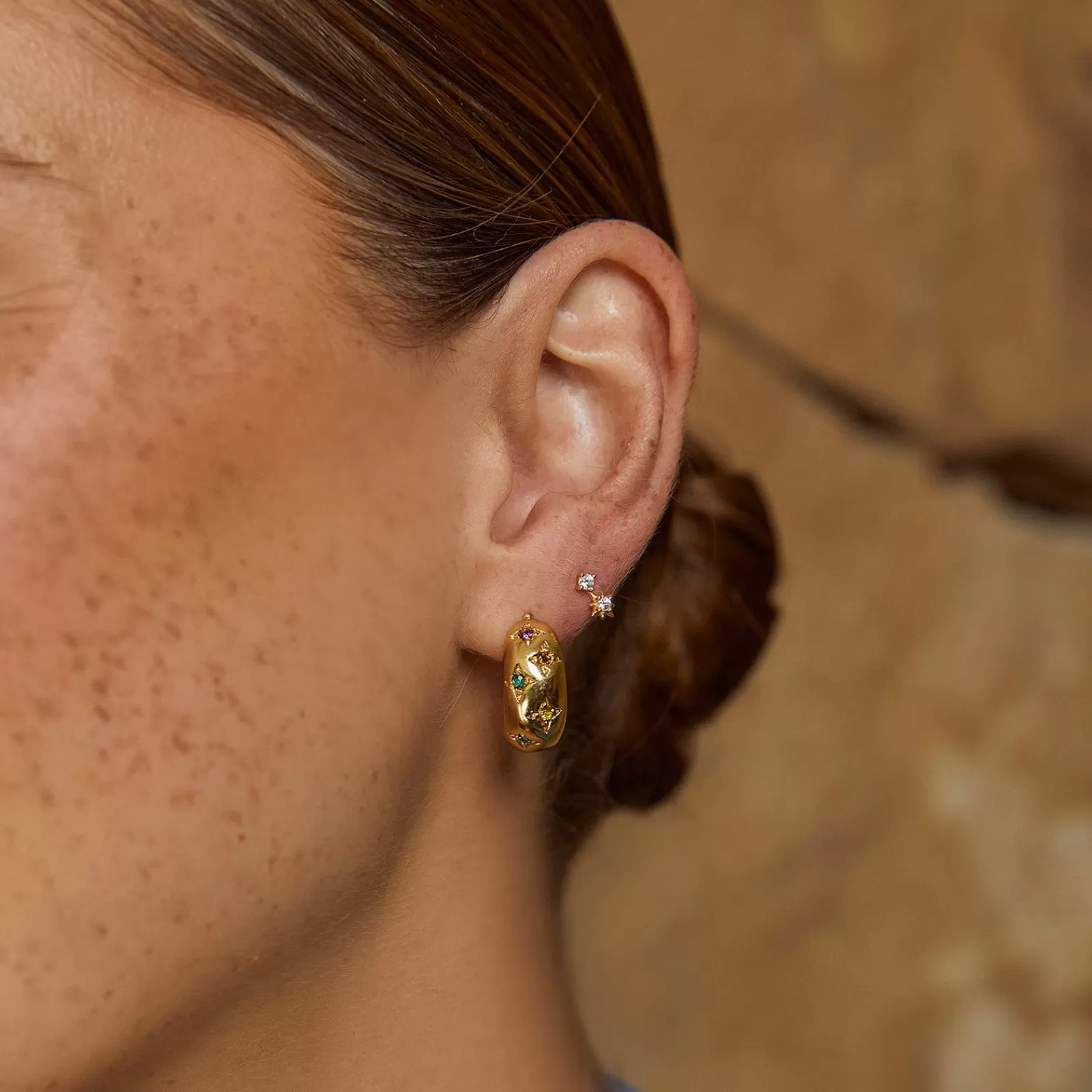 Arms Of Eve Stones | Statement | Juelz Hoop Earrings - Multi