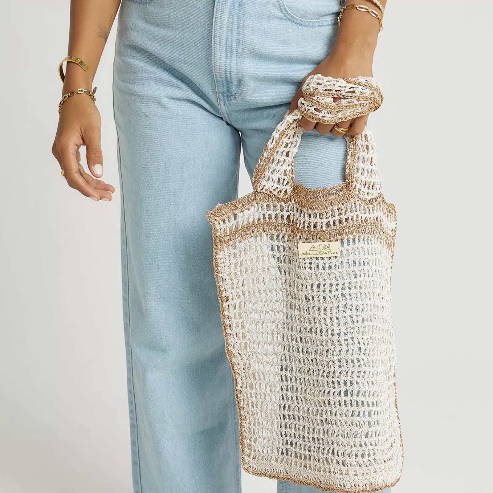 Arms Of Eve Beach Day | Everyday Essentials | Lani Beach Bag - Pearl