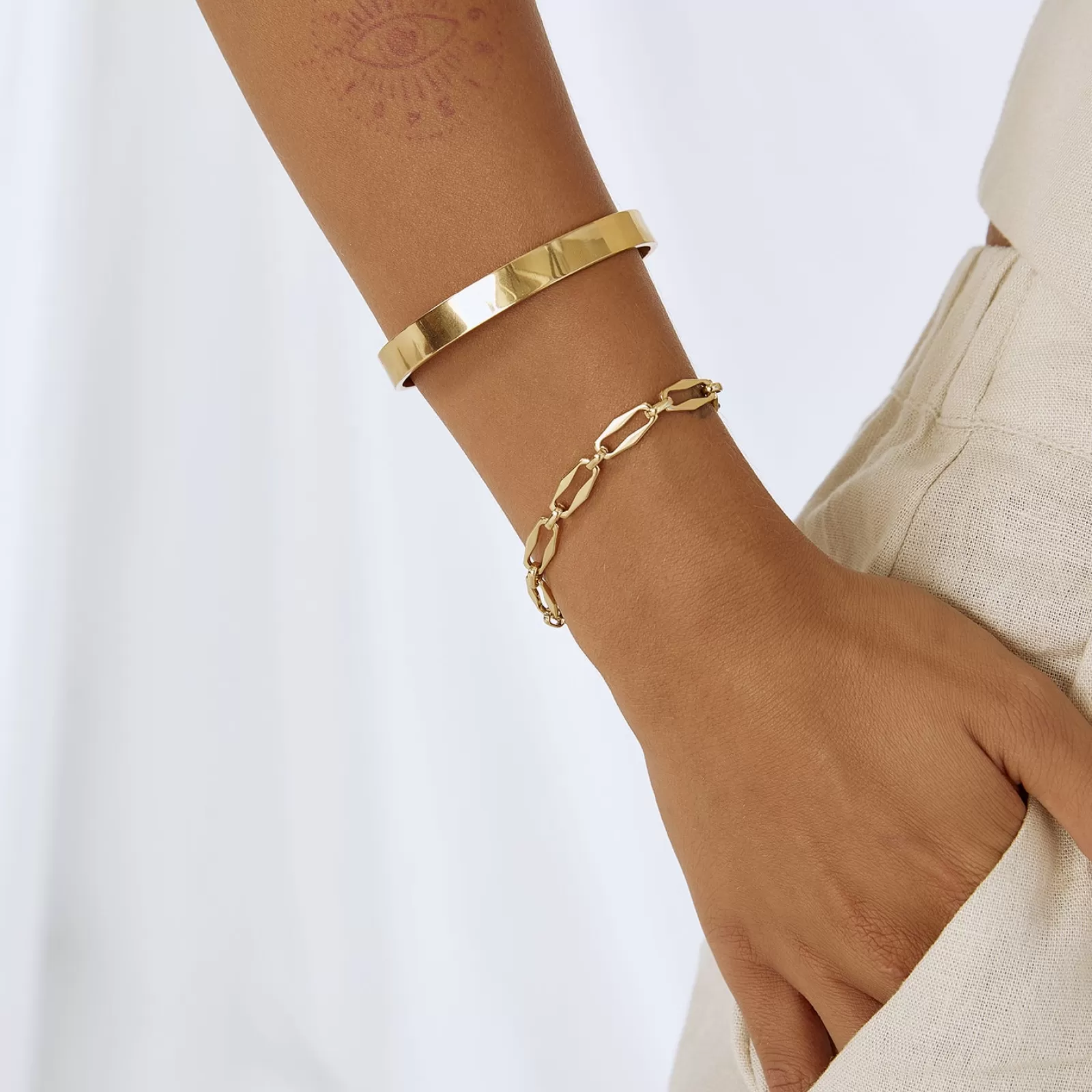 Arms Of Eve Gold | Chains | Leo Gold Bracelet