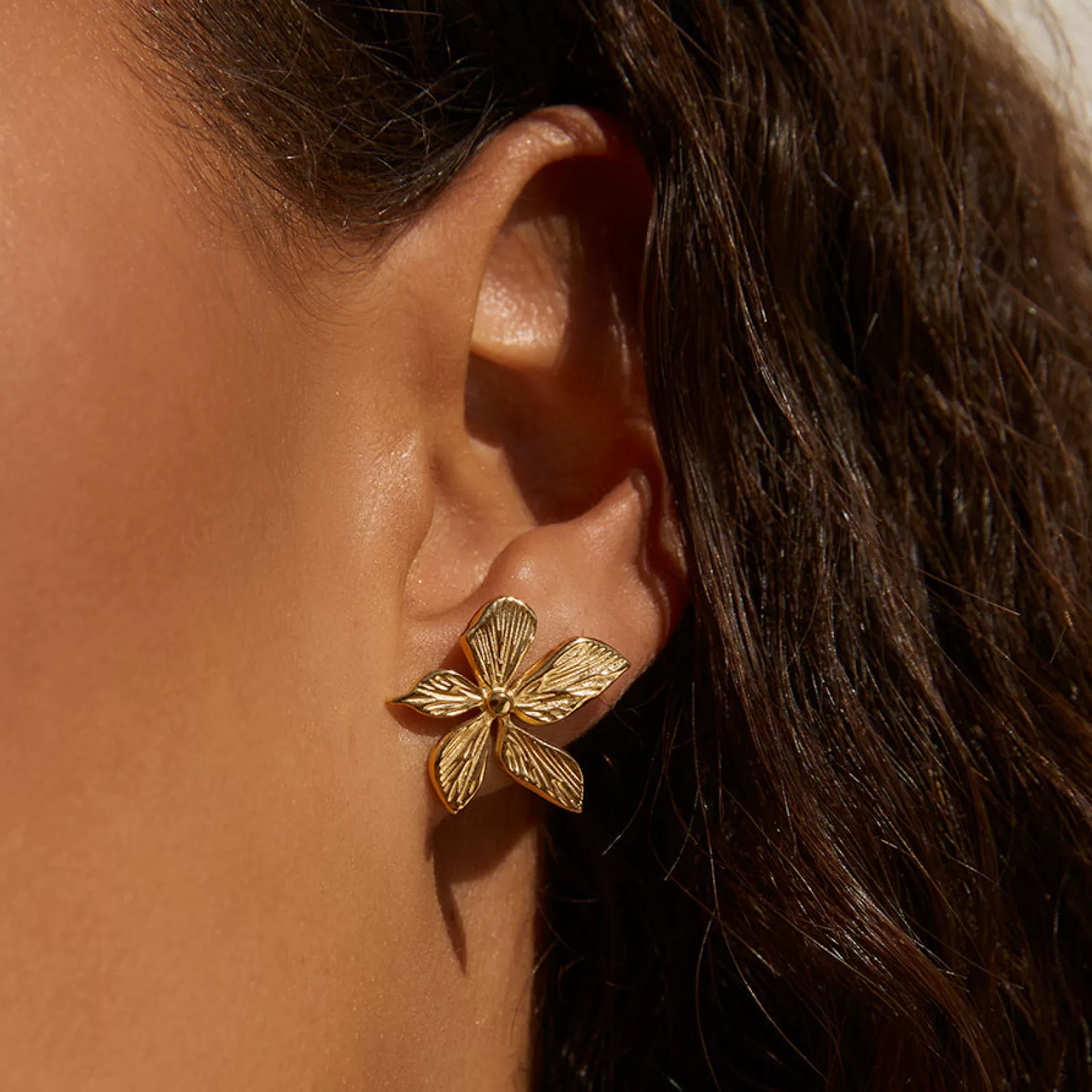 Arms Of Eve Gold | Statement | Lily Gold Earrings