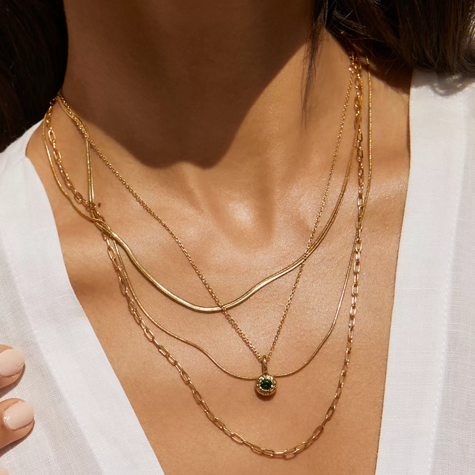 Arms Of Eve Gold | Chains | Louie Gold Necklace