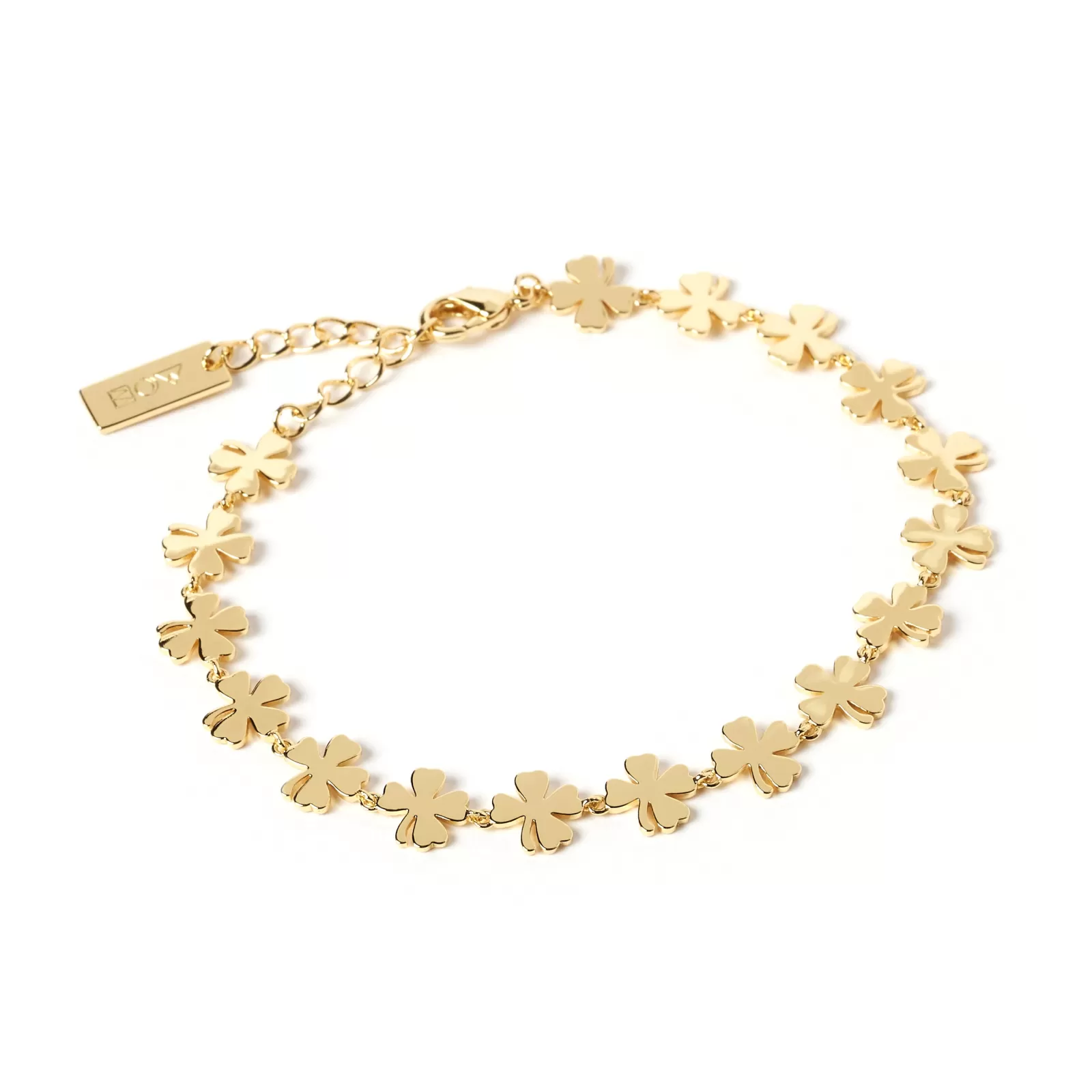 Arms Of Eve Gold | Lucky Charm Gold Clover Bracelet