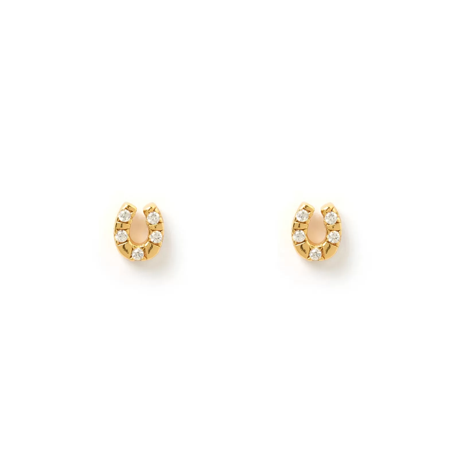 Arms Of Eve Gold | Studs | Lucky Horseshoe Gold Studs