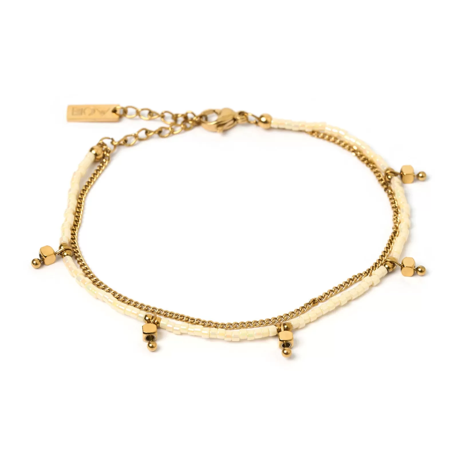 Arms Of Eve Stones | Beaded | Luisa Gold Bracelet