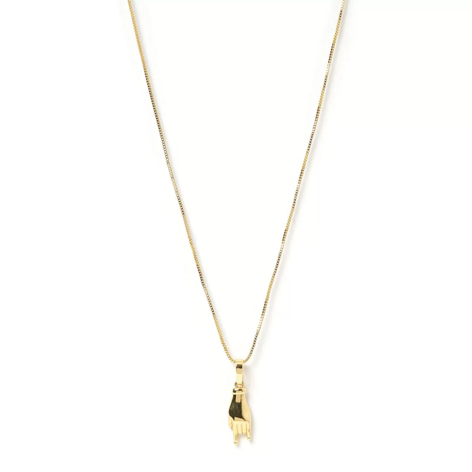 Arms Of Eve Pendant | Mano Gold Charm Necklace