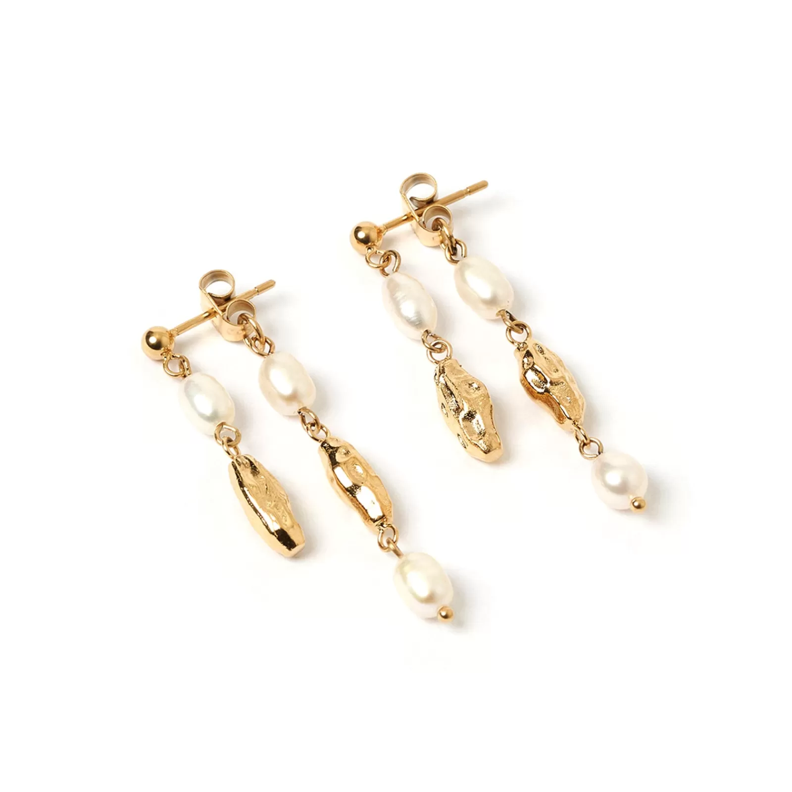 Arms Of Eve Pearl | Statement | Mimi Pearl and Gold Earrings