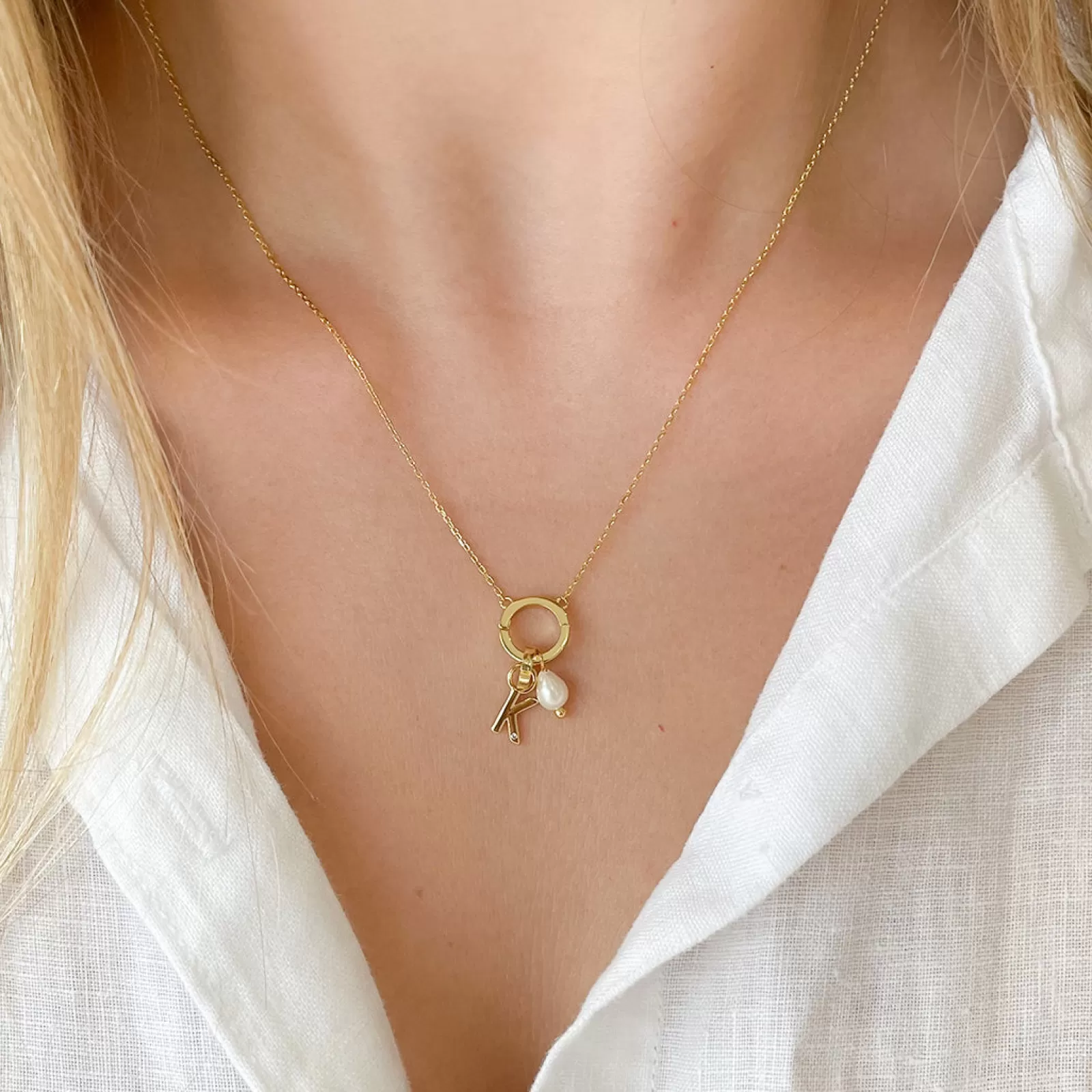 Arms Of Eve Pearl | Pearl O Charm Necklace