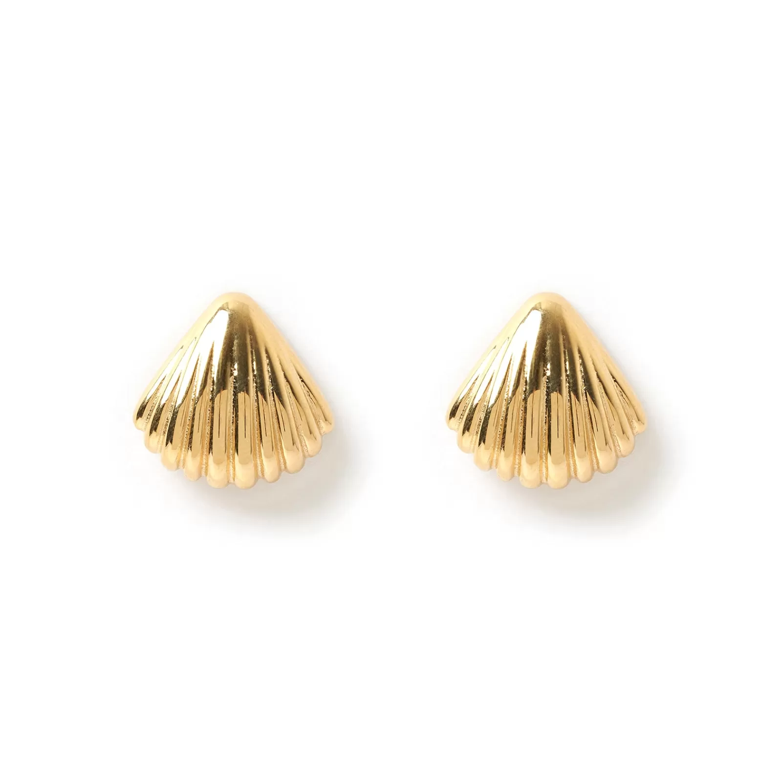 Arms Of Eve Gold | Statement | Perla Gold Shell Earrings