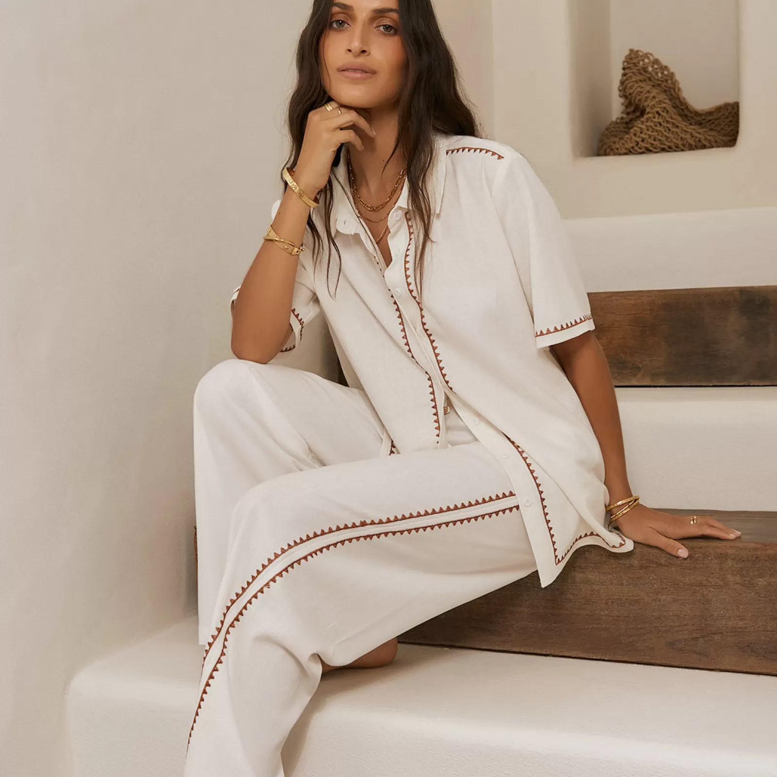 Arms Of Eve White | Bottoms | Puglia Pants