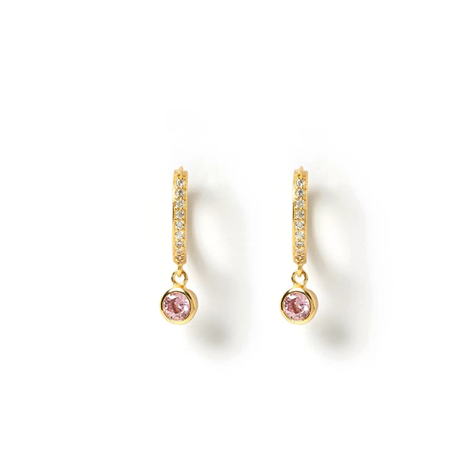 Arms Of Eve Stones | Rhodes Gold Earrings - Rose