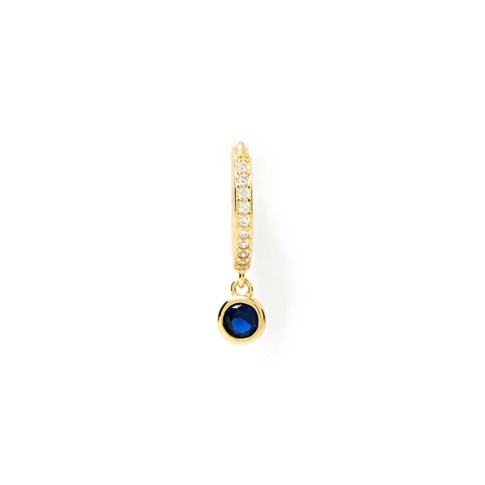 Arms Of Eve Singles | Rhodes Single Stacker Earring - Sapphire